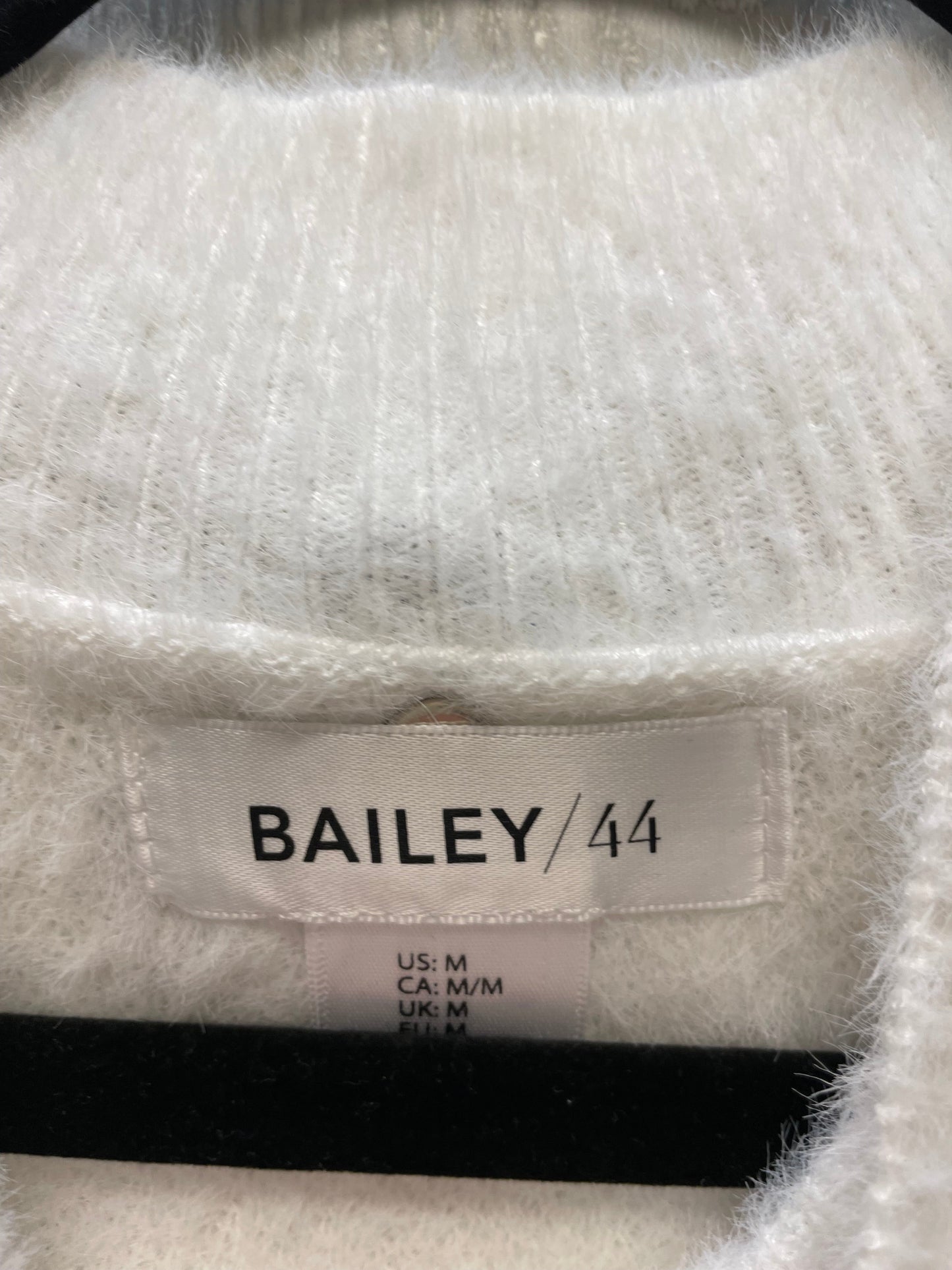 Sweater By Bailey 44 In Black & Cream, Size: M