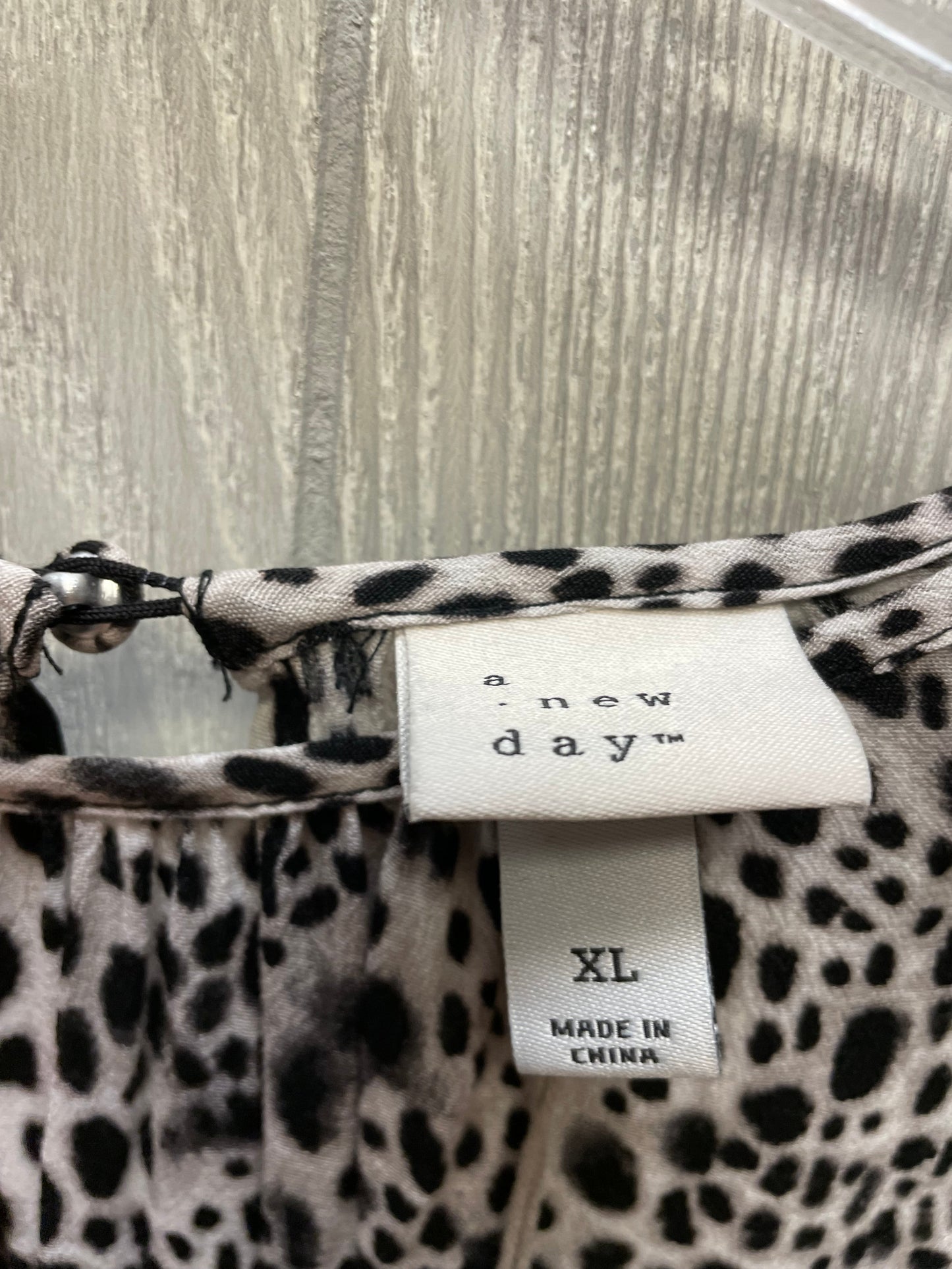 Dress Casual Midi By A New Day In Animal Print, Size: Xl