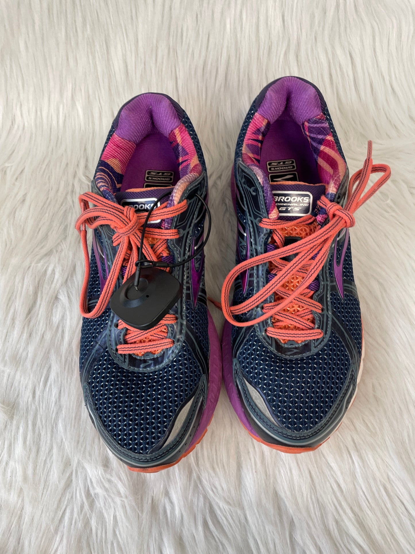 Shoes Athletic By Brooks In Orange & Purple, Size: 9.5