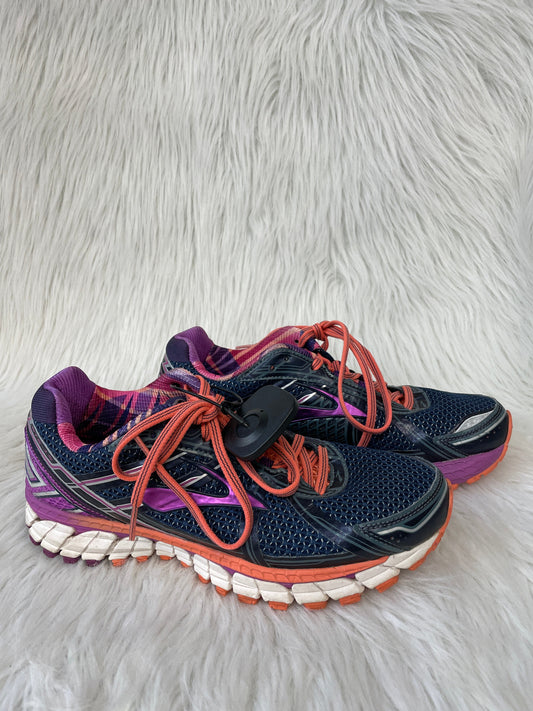 Shoes Athletic By Brooks In Orange & Purple, Size: 9.5