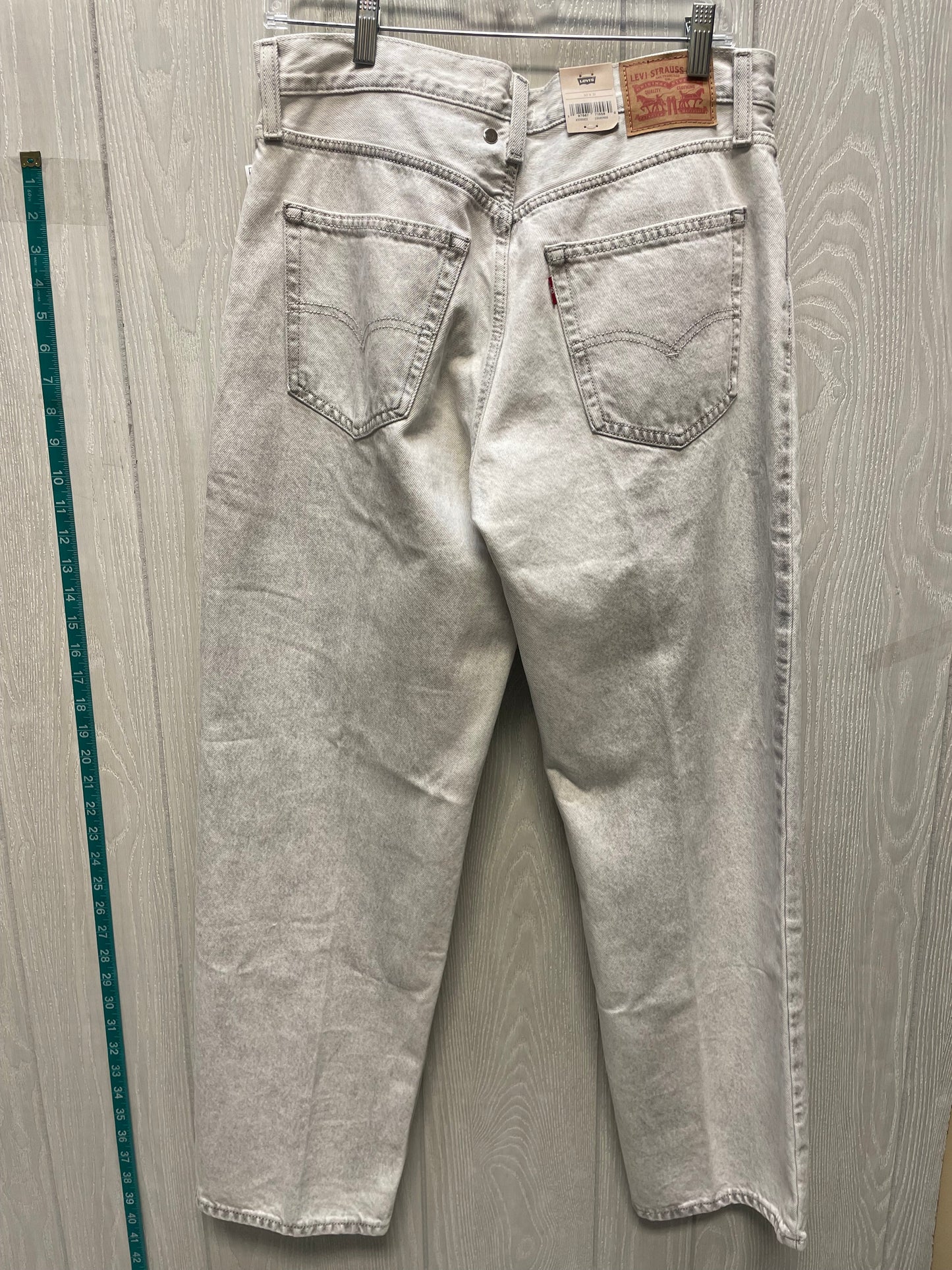 Jeans Boyfriend By Levis In Grey Denim, Size: 8