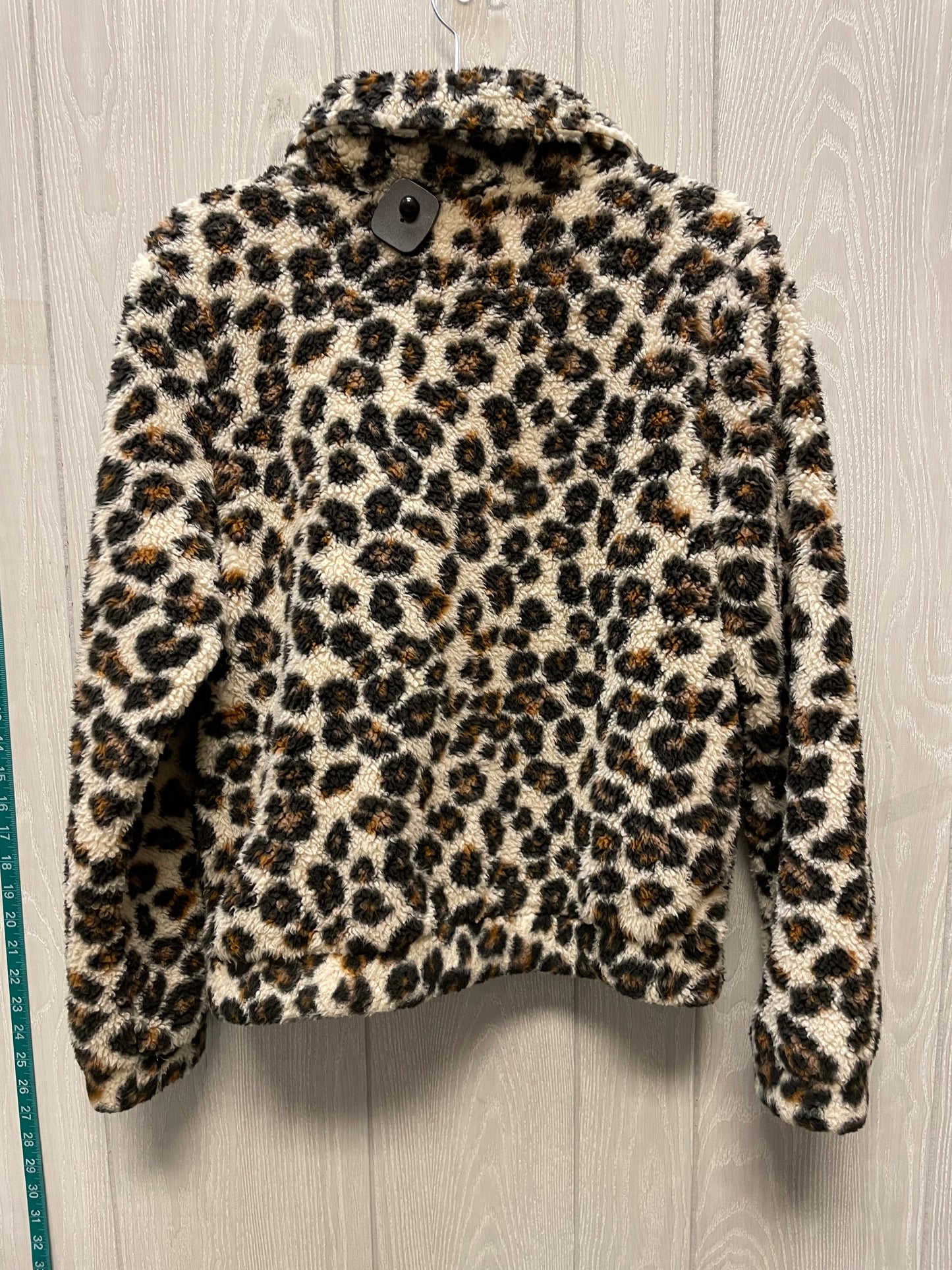 Jacket Faux Fur & Sherpa By Z Supply In Animal Print, Size: M