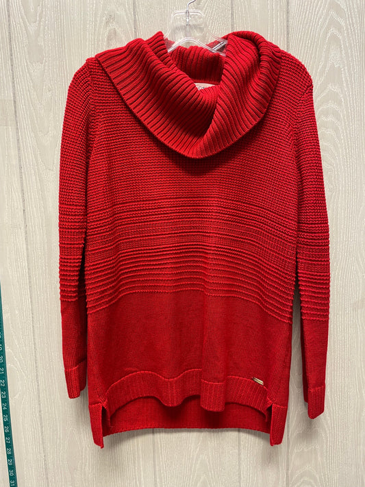 Sweater By Calvin Klein In Red, Size: M