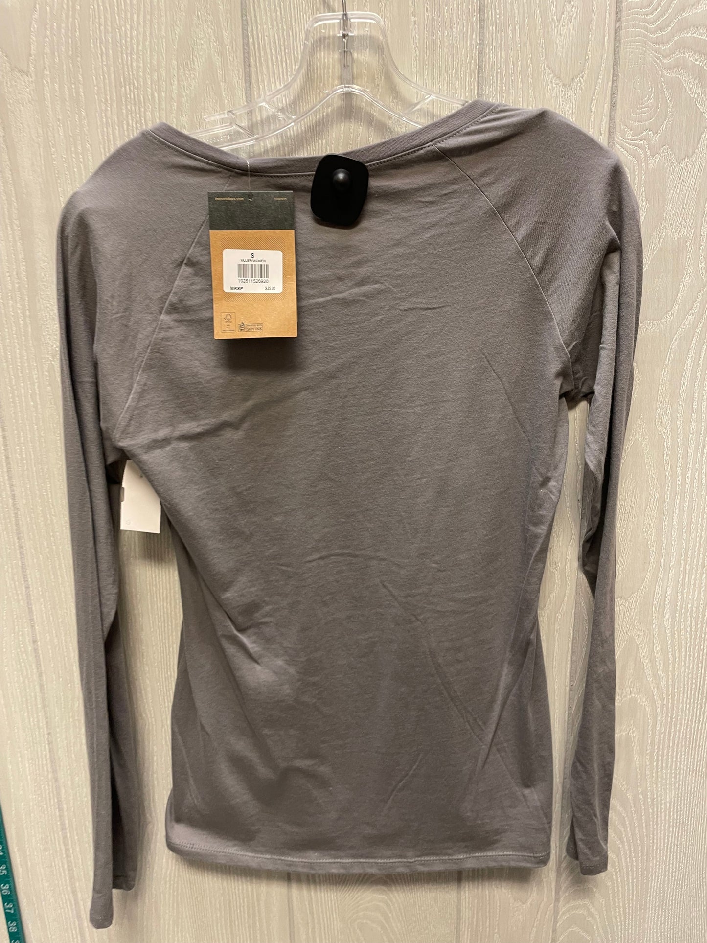 Top Long Sleeve By The North Face In Grey, Size: S