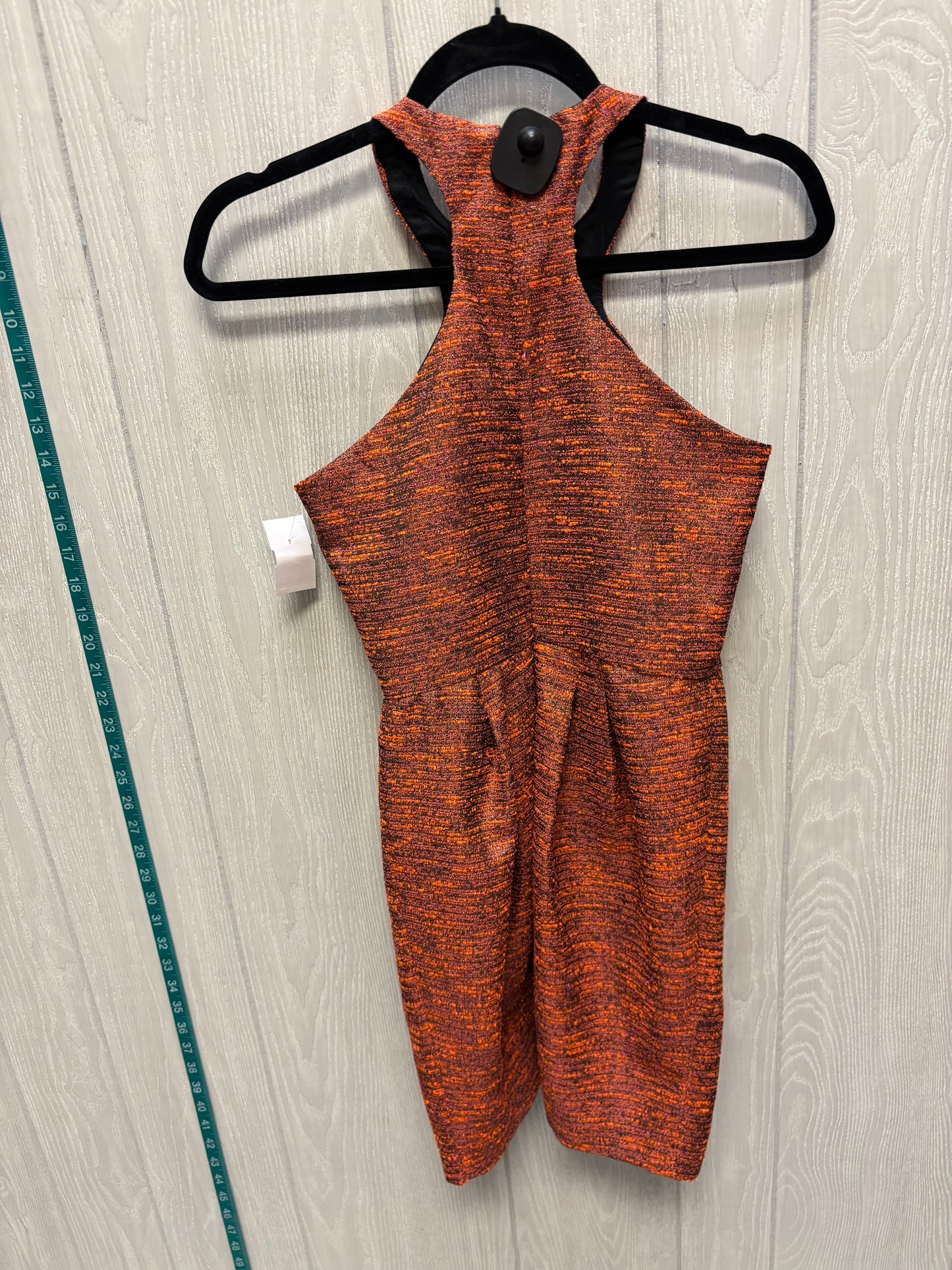 Dress Party Short By Anthropologie In Orange & Purple, Size: Xs