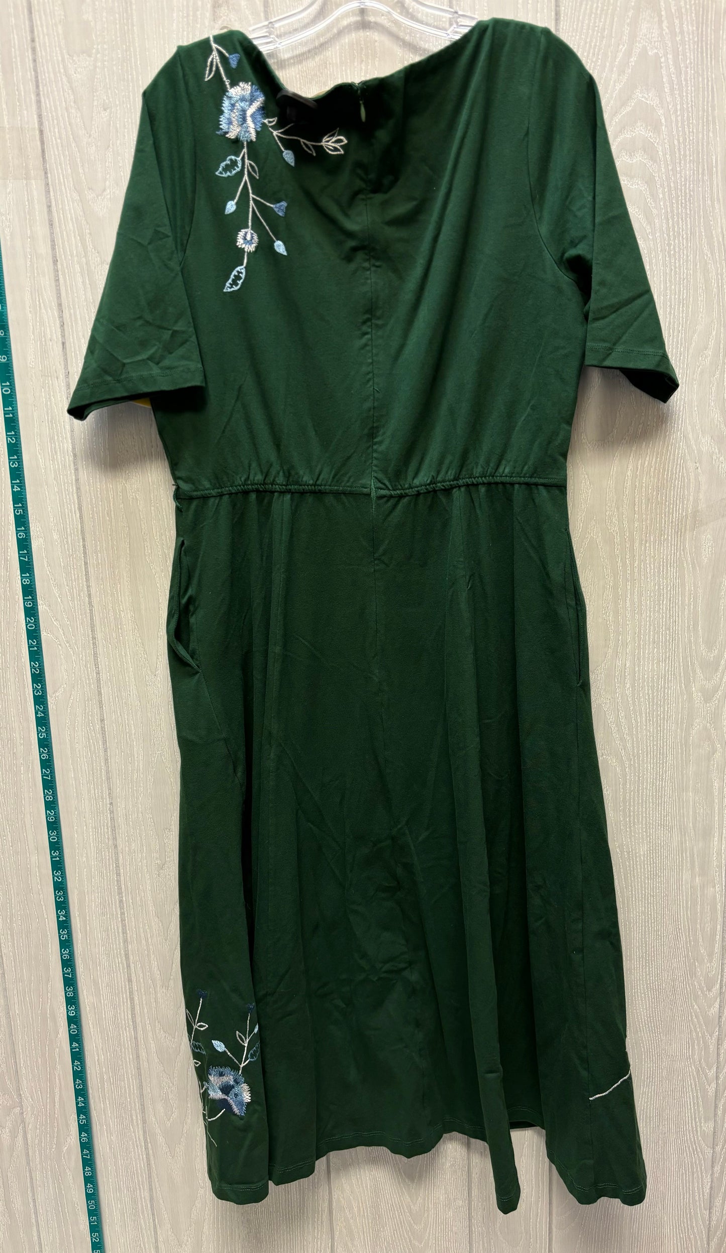 Dress Casual Midi By Eshakti In Green, Size: Xl