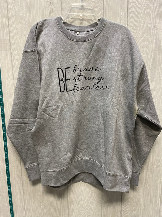 Sweatshirt Crewneck By Cotton Heritage In Grey, Size: Xl