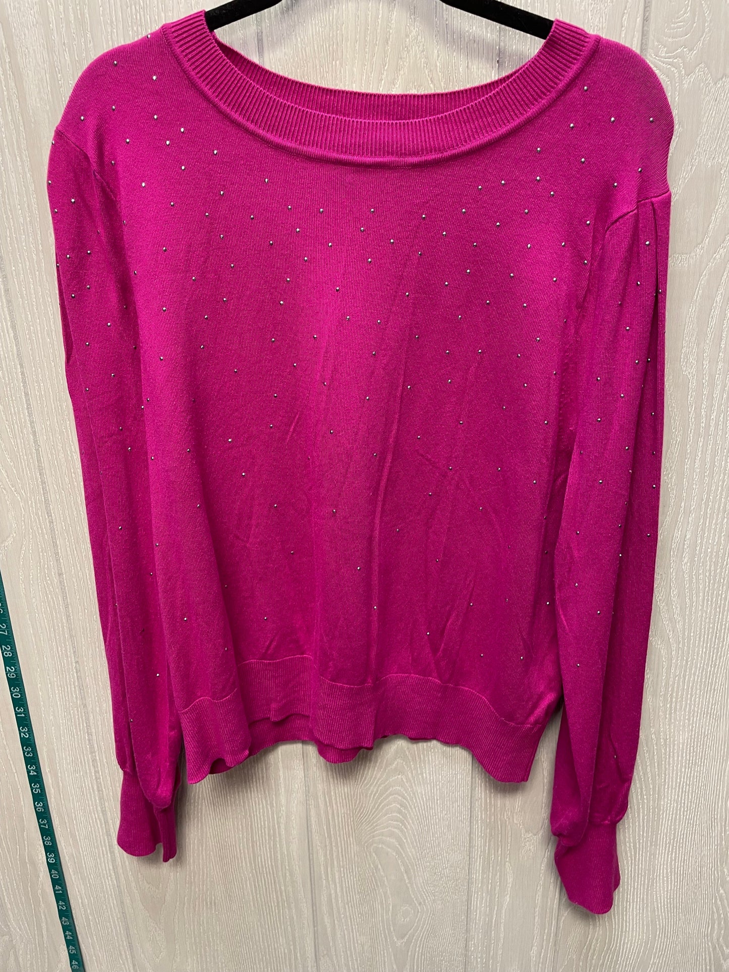 Sweater By Dkny In Purple, Size: Xl