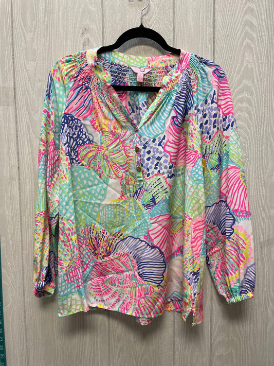 Blouse Designer By Lilly Pulitzer In Multi-colored, Size: S