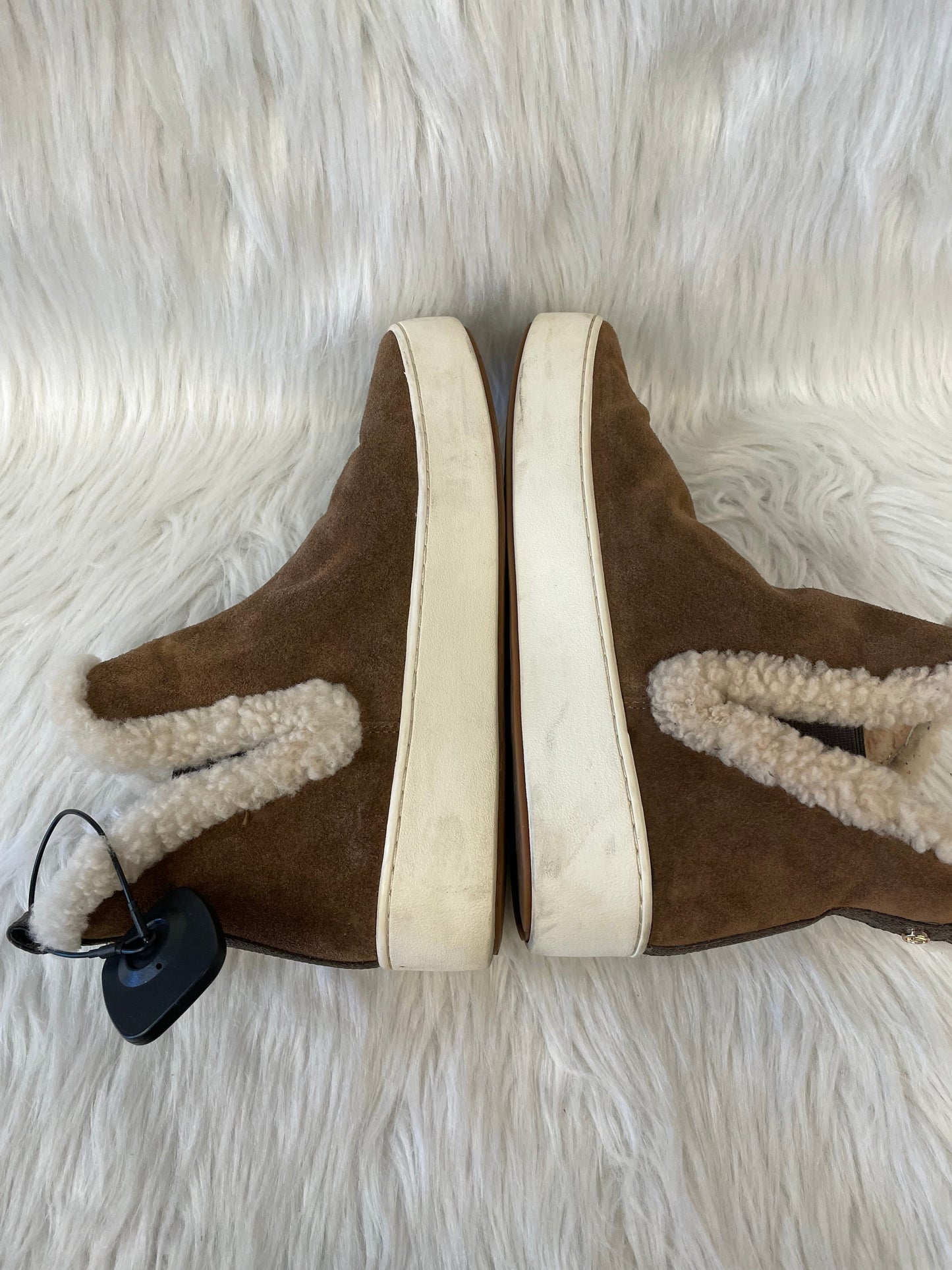 Shoes Sneakers By Michael By Michael Kors In Brown & Cream, Size: 8