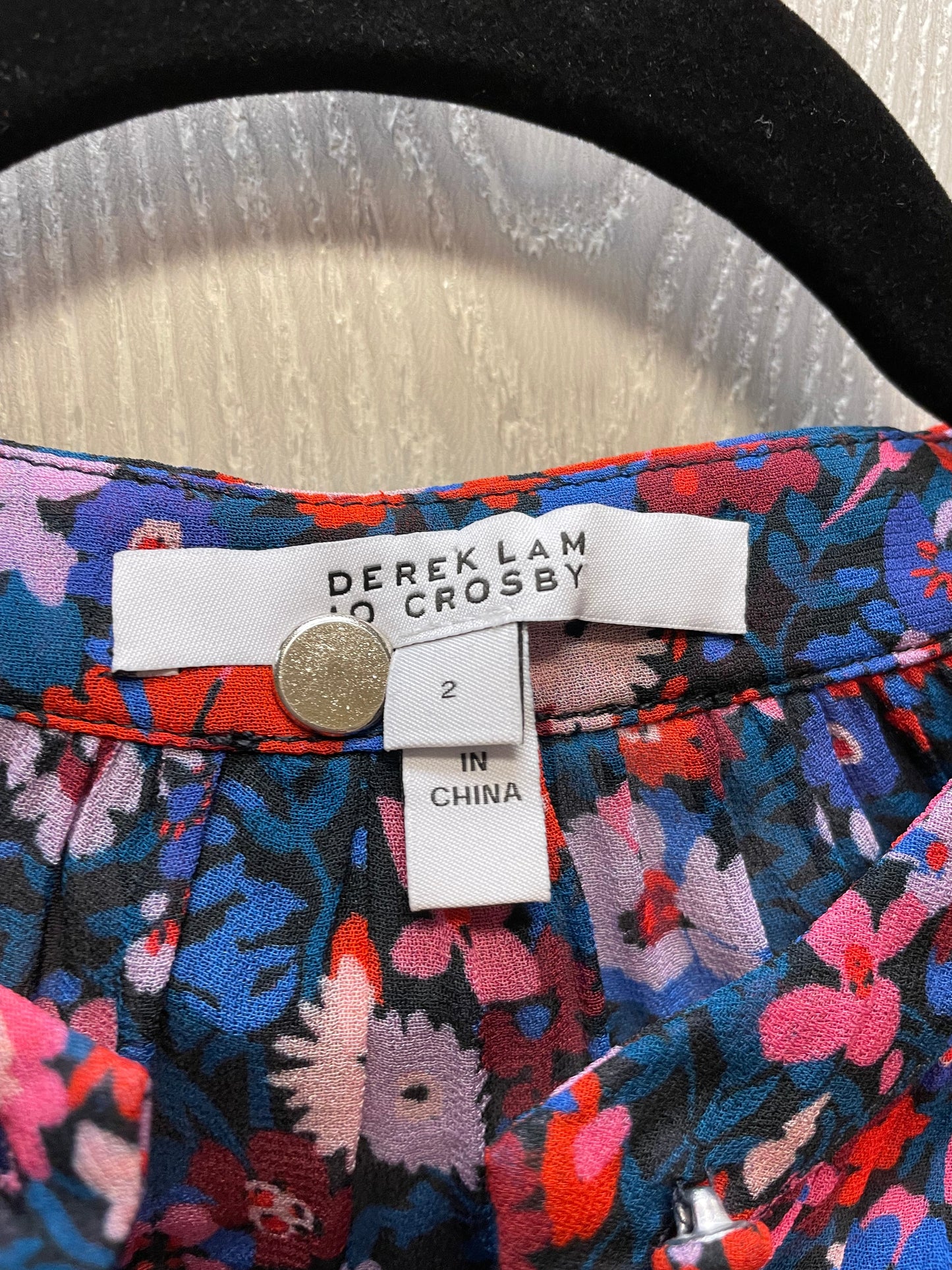 Blouse Designer By Derek Lam In Floral Print, Size: Xs