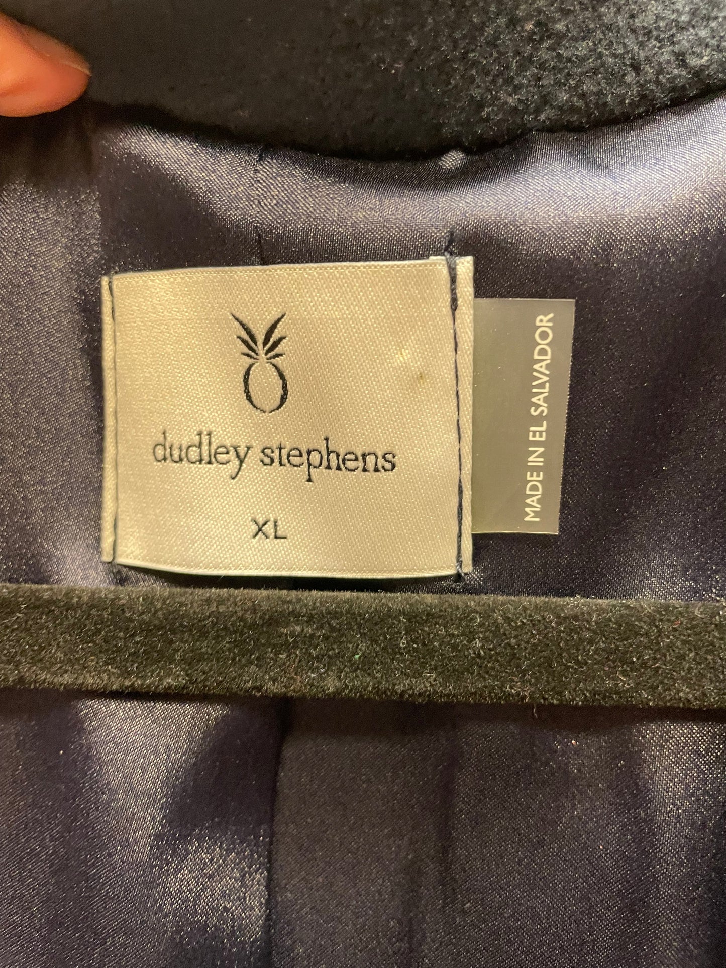 Coat Other By DUDLEY STEPHENS  In Navy, Size: Xl