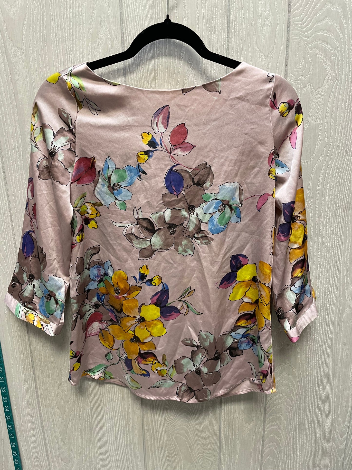 Blouse Long Sleeve By Limited In Floral Print, Size: S