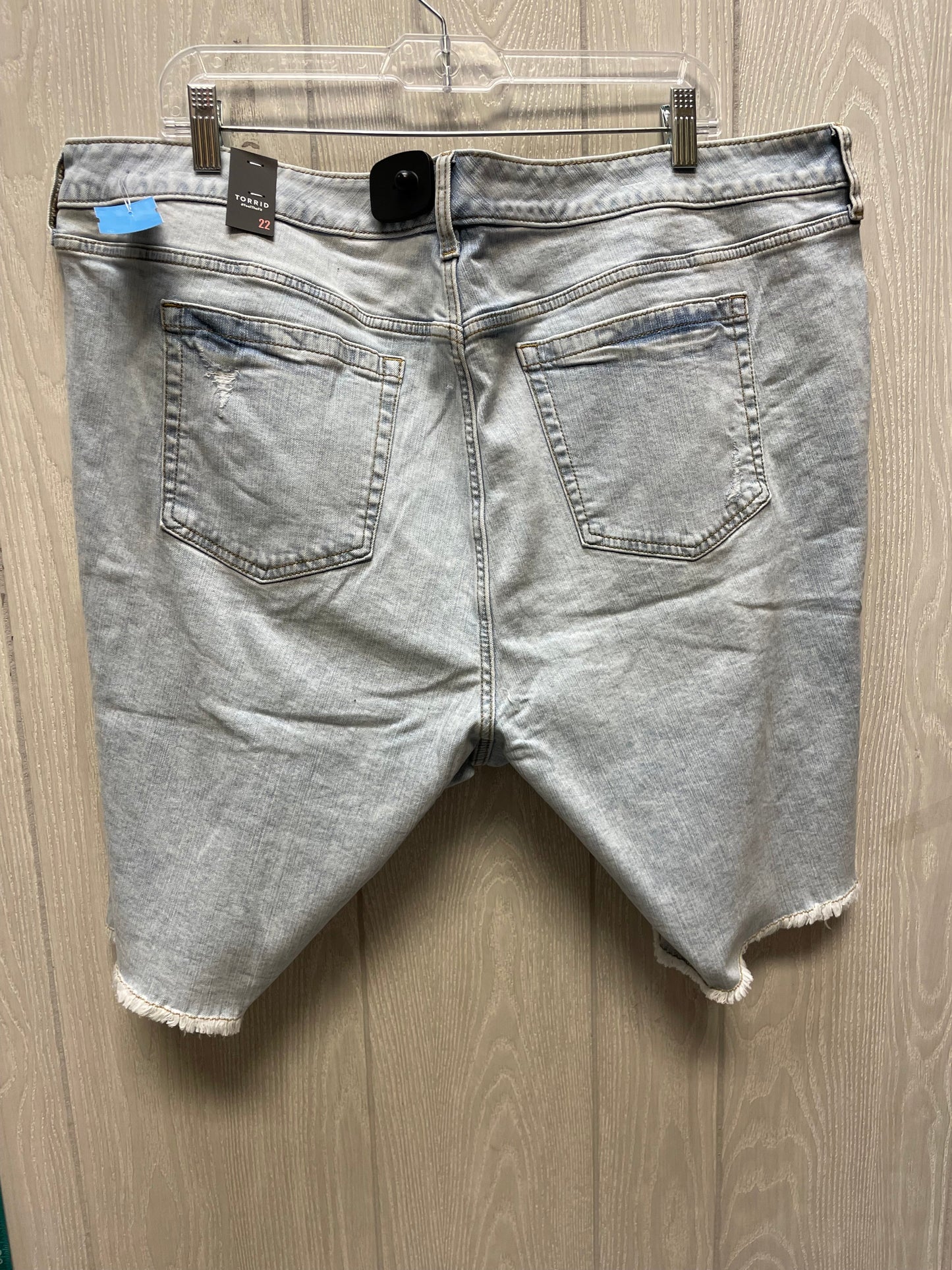 Shorts By Torrid In Blue Denim, Size: 22