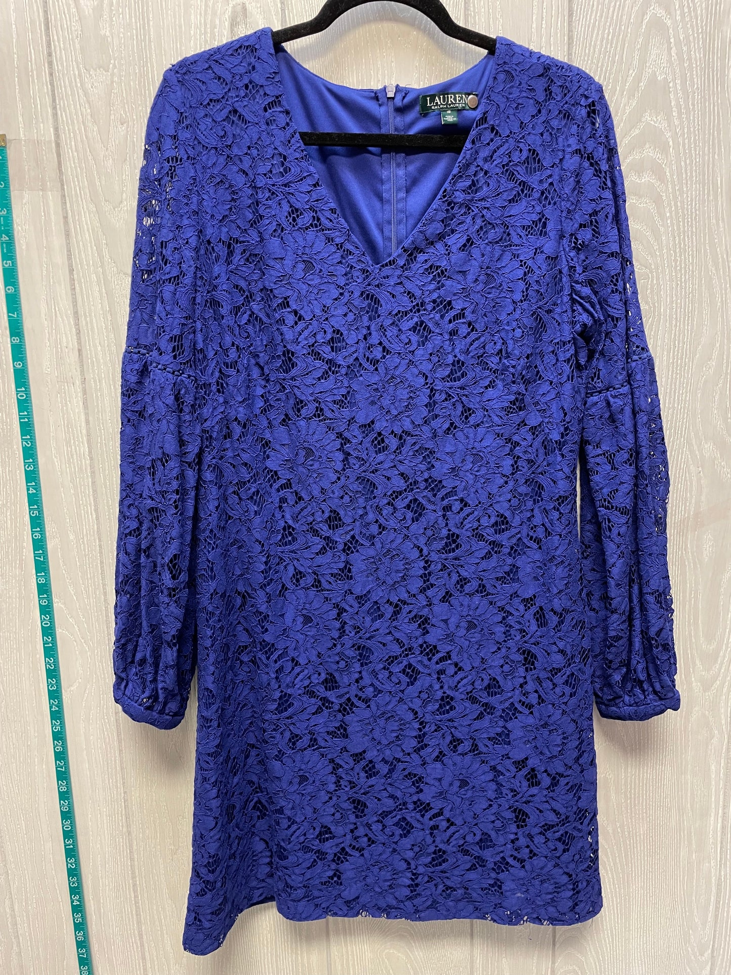 Dress Work By Lauren By Ralph Lauren In Blue, Size: Xl