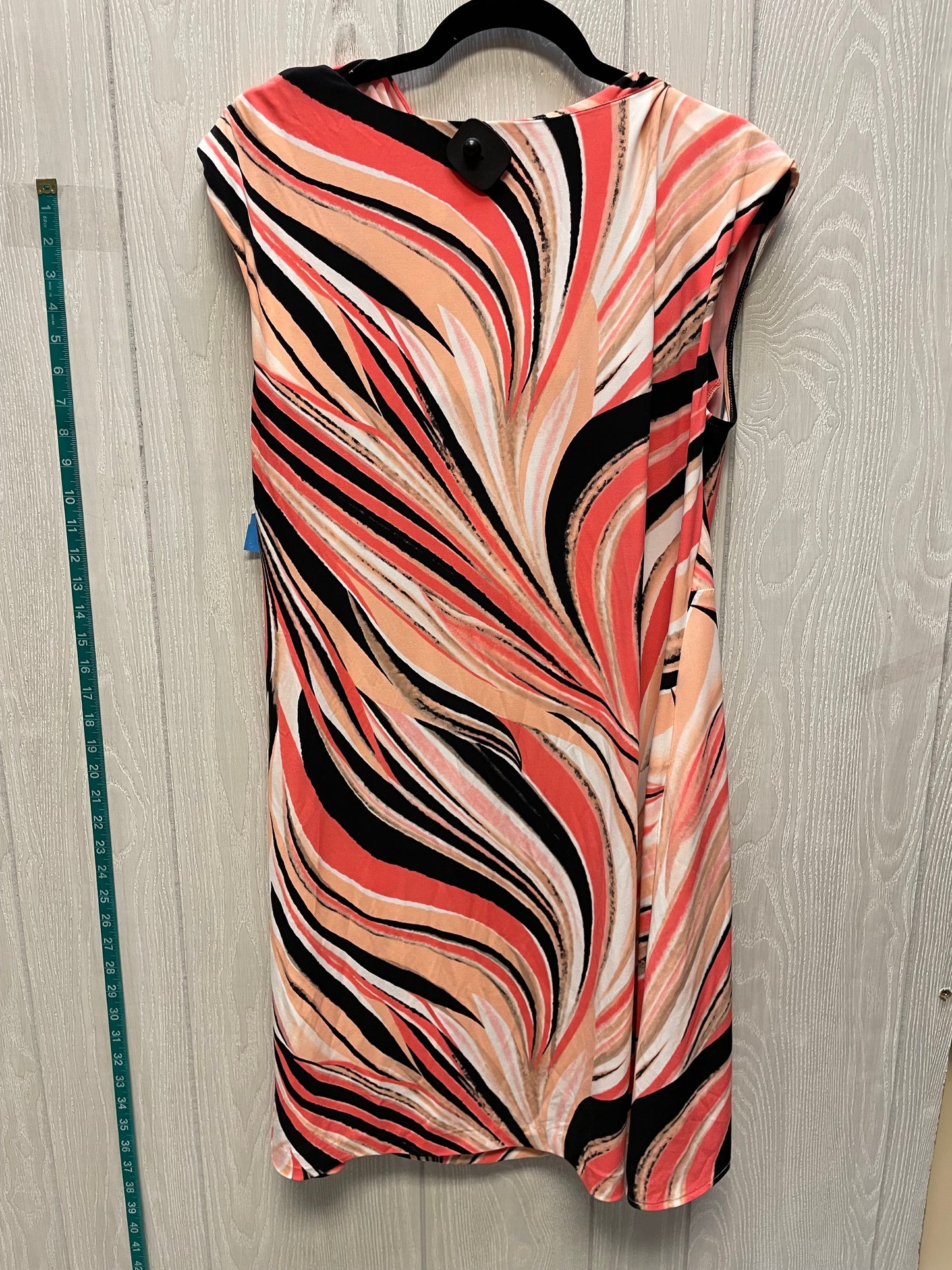 Dress Work By Calvin Klein In Orange & Pink, Size: Xl