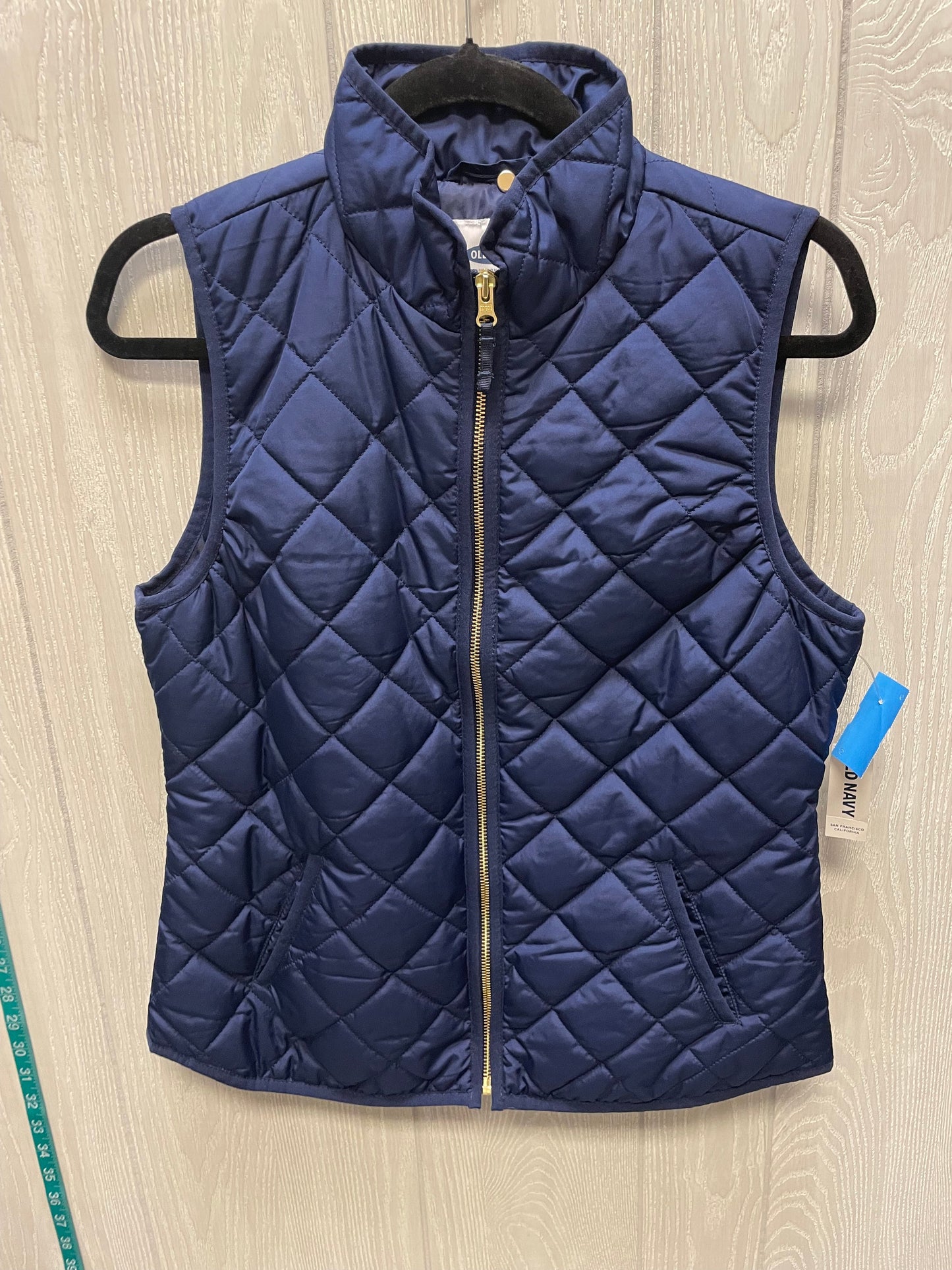 Vest Puffer & Quilted By Old Navy In Blue, Size: S