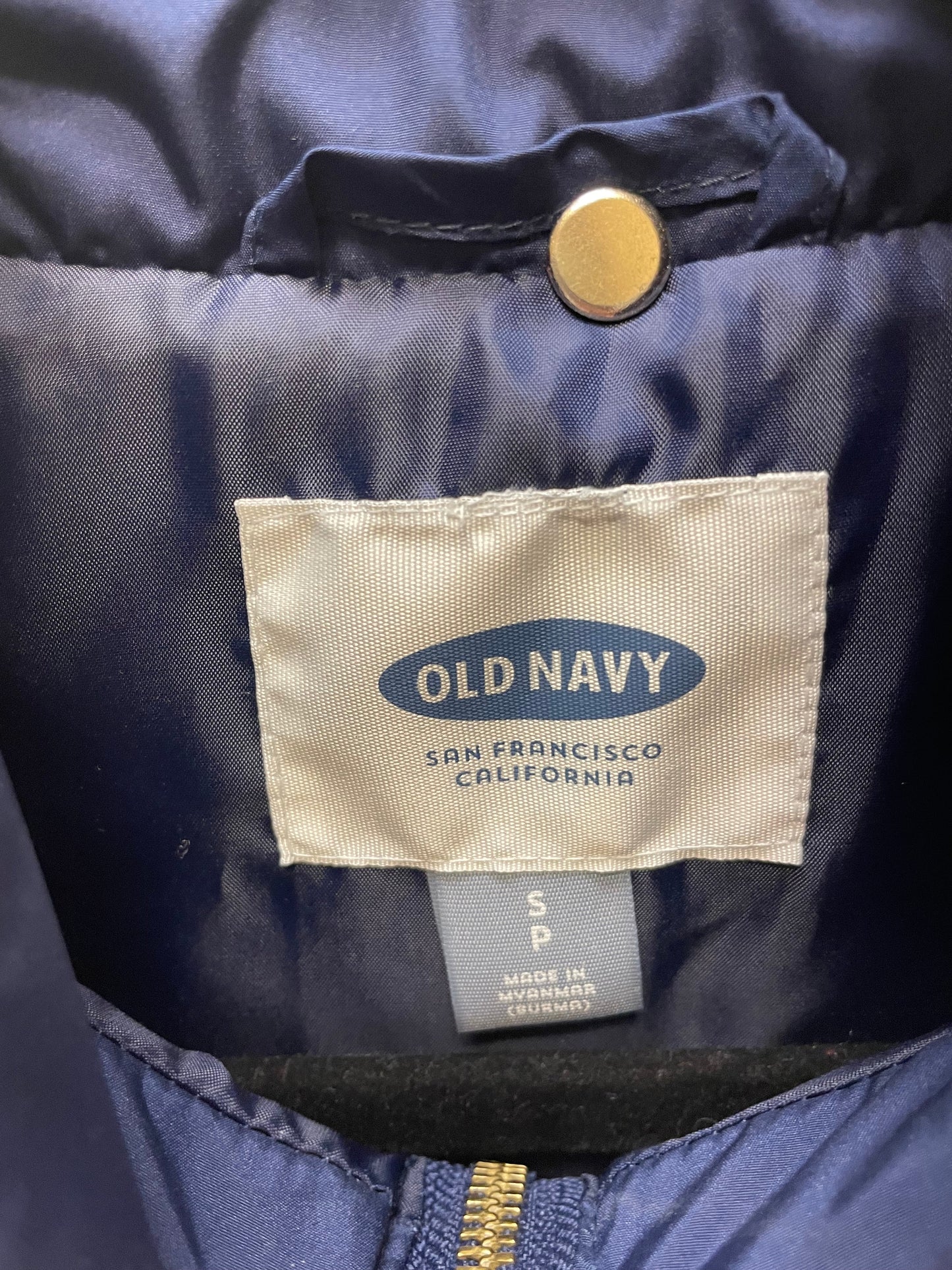 Vest Puffer & Quilted By Old Navy In Blue, Size: S