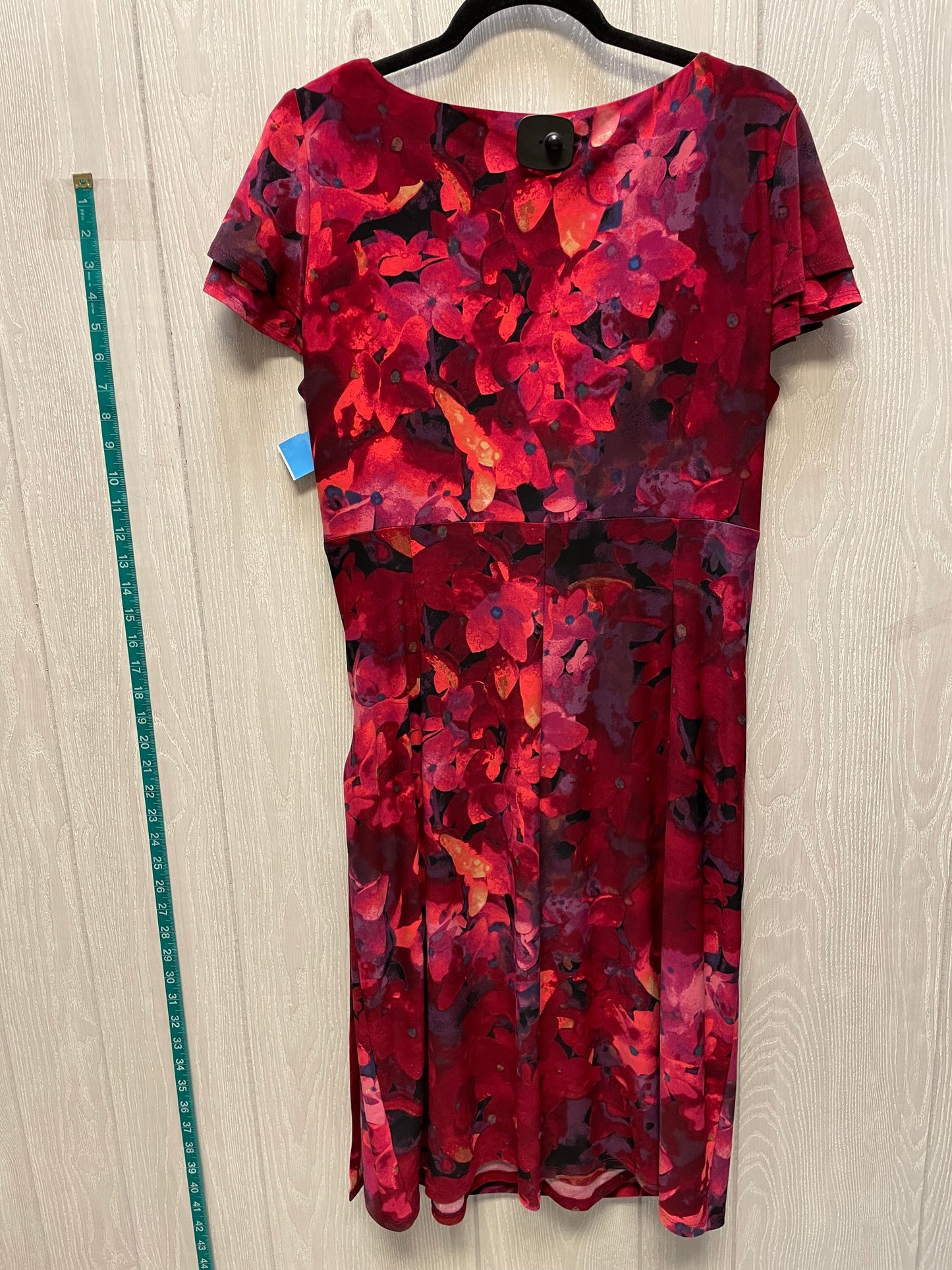 Dress Work By Lauren By Ralph Lauren In Floral Print, Size: L