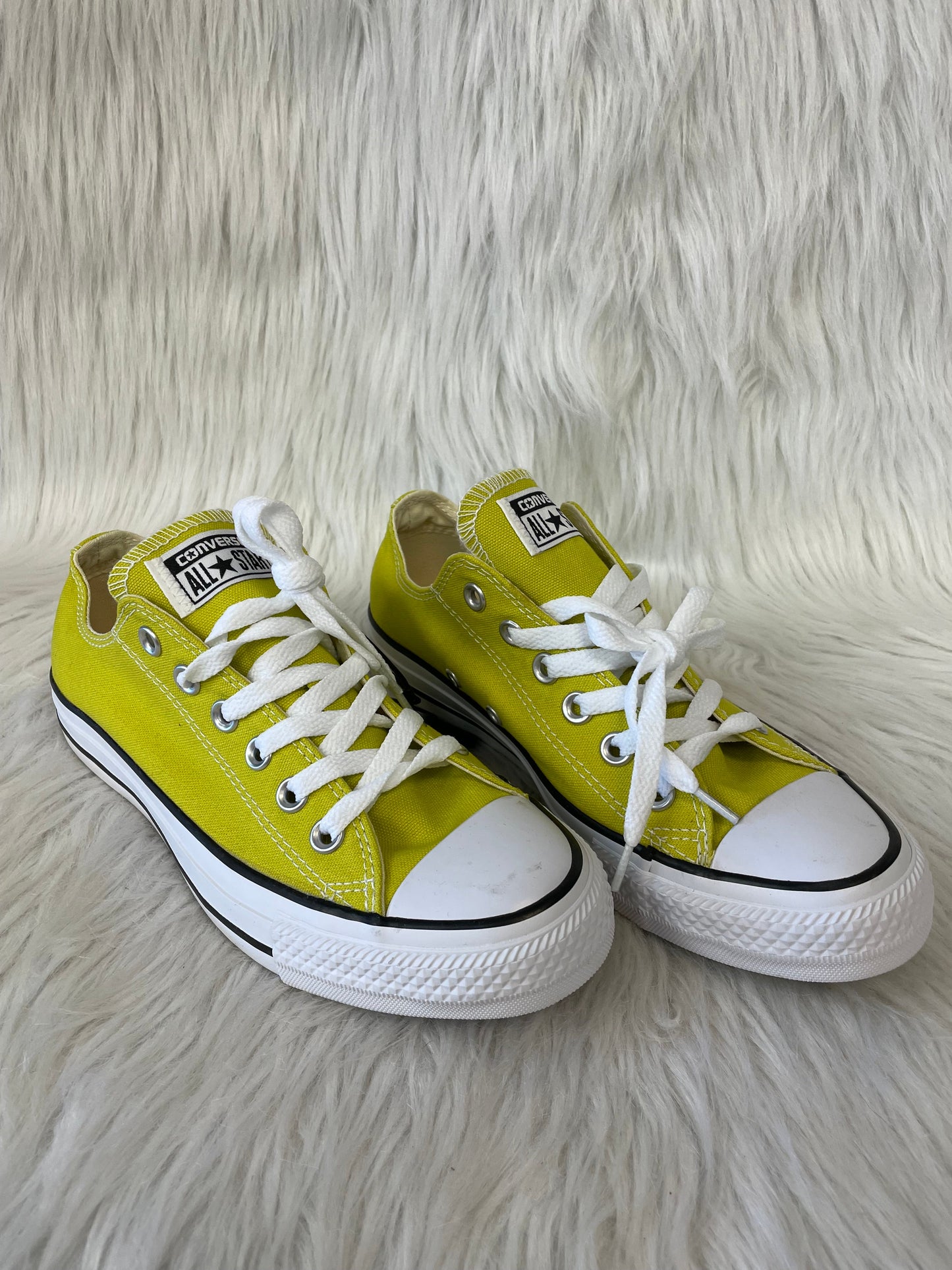 Shoes Sneakers By Converse In Chartreuse, Size: 7