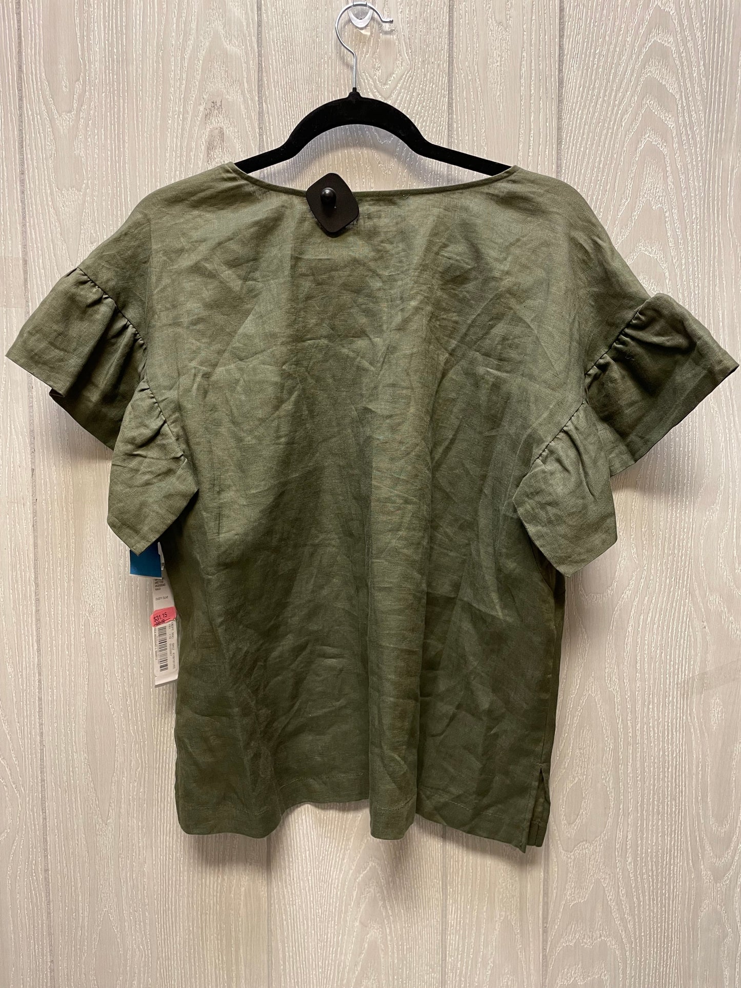 Top Short Sleeve By Antonio Melani In Green, Size: L