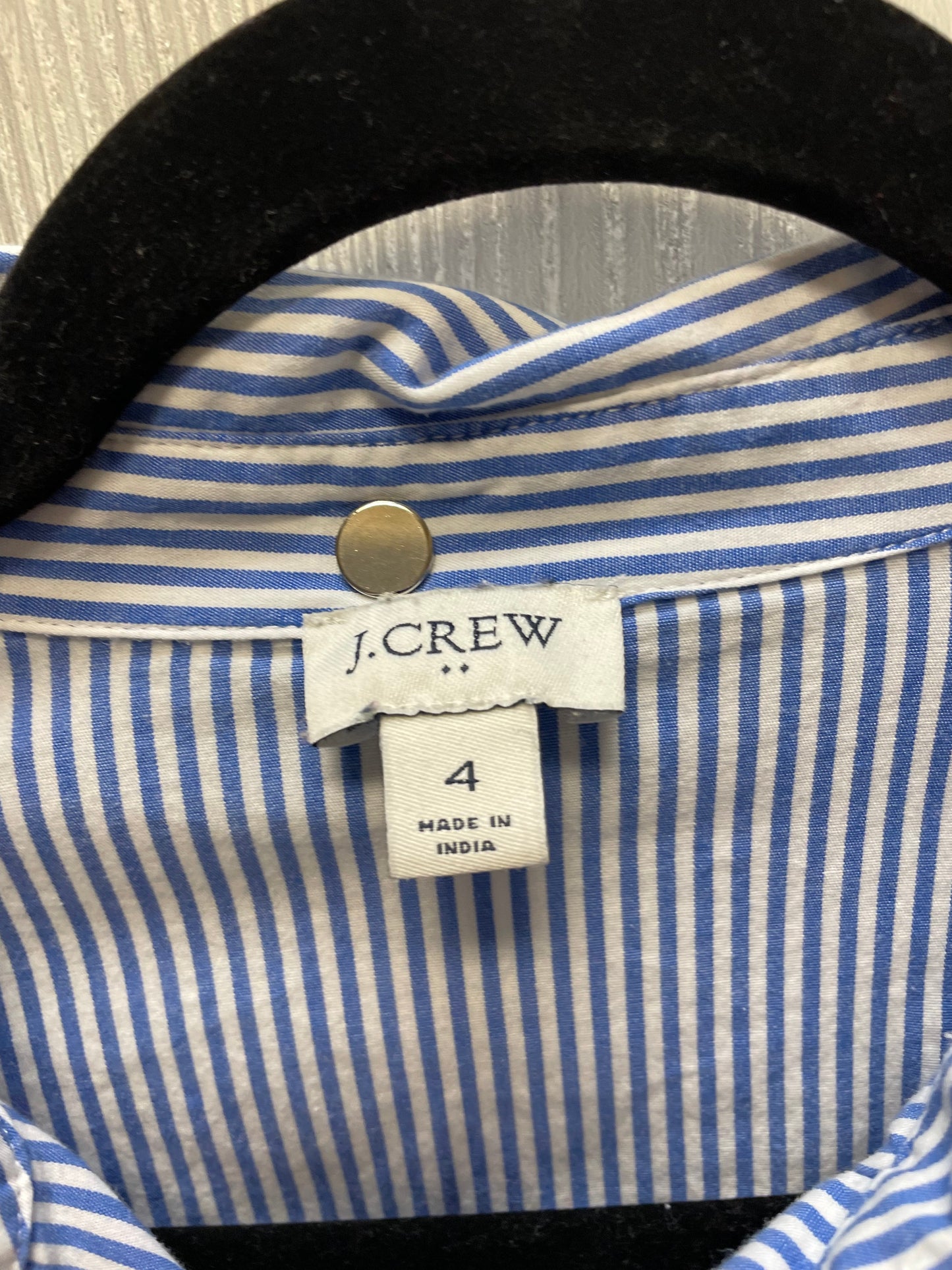 Dress Work By J. Crew In Blue & White, Size: S