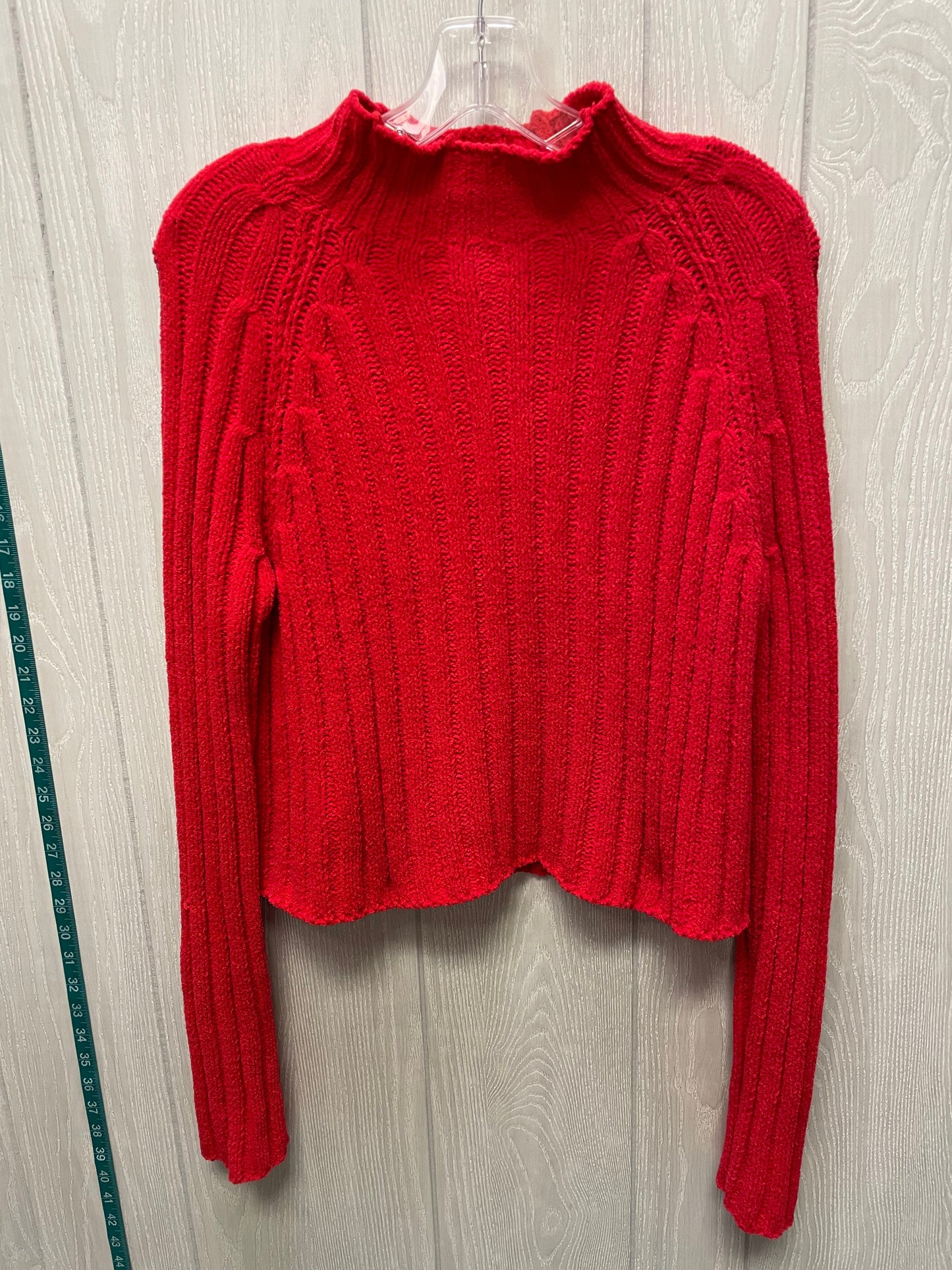 Sweater By American Eagle In Red, Size: Xs