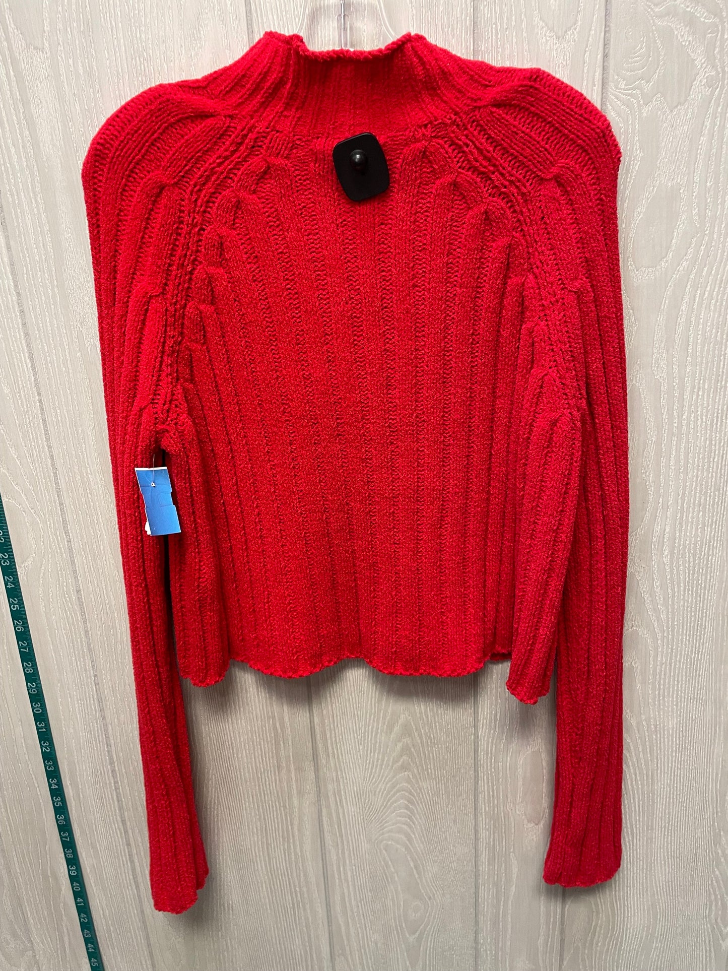 Sweater By American Eagle In Red, Size: Xs