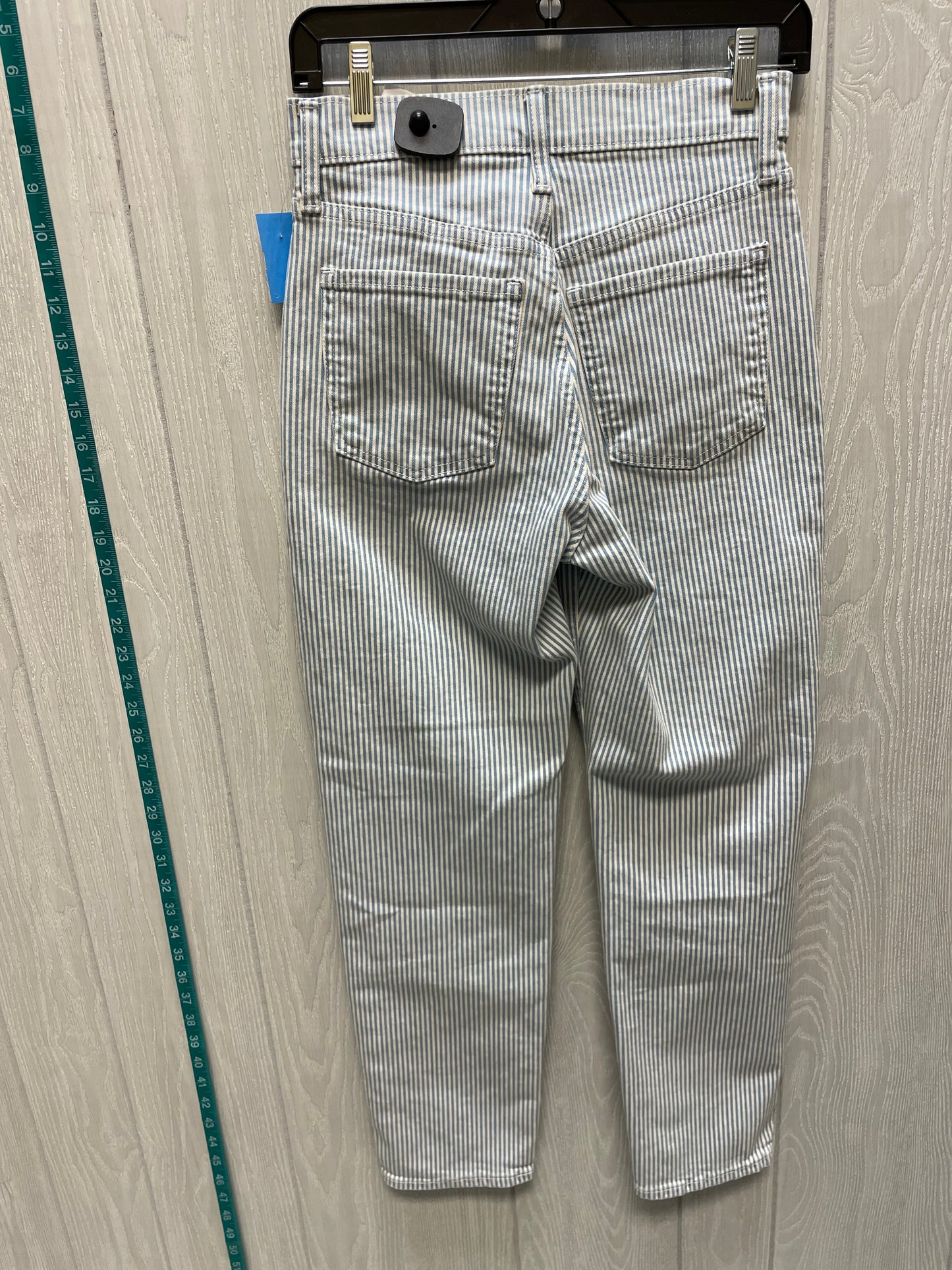 Jeans Straight By Old Navy In Blue & Cream, Size: 2