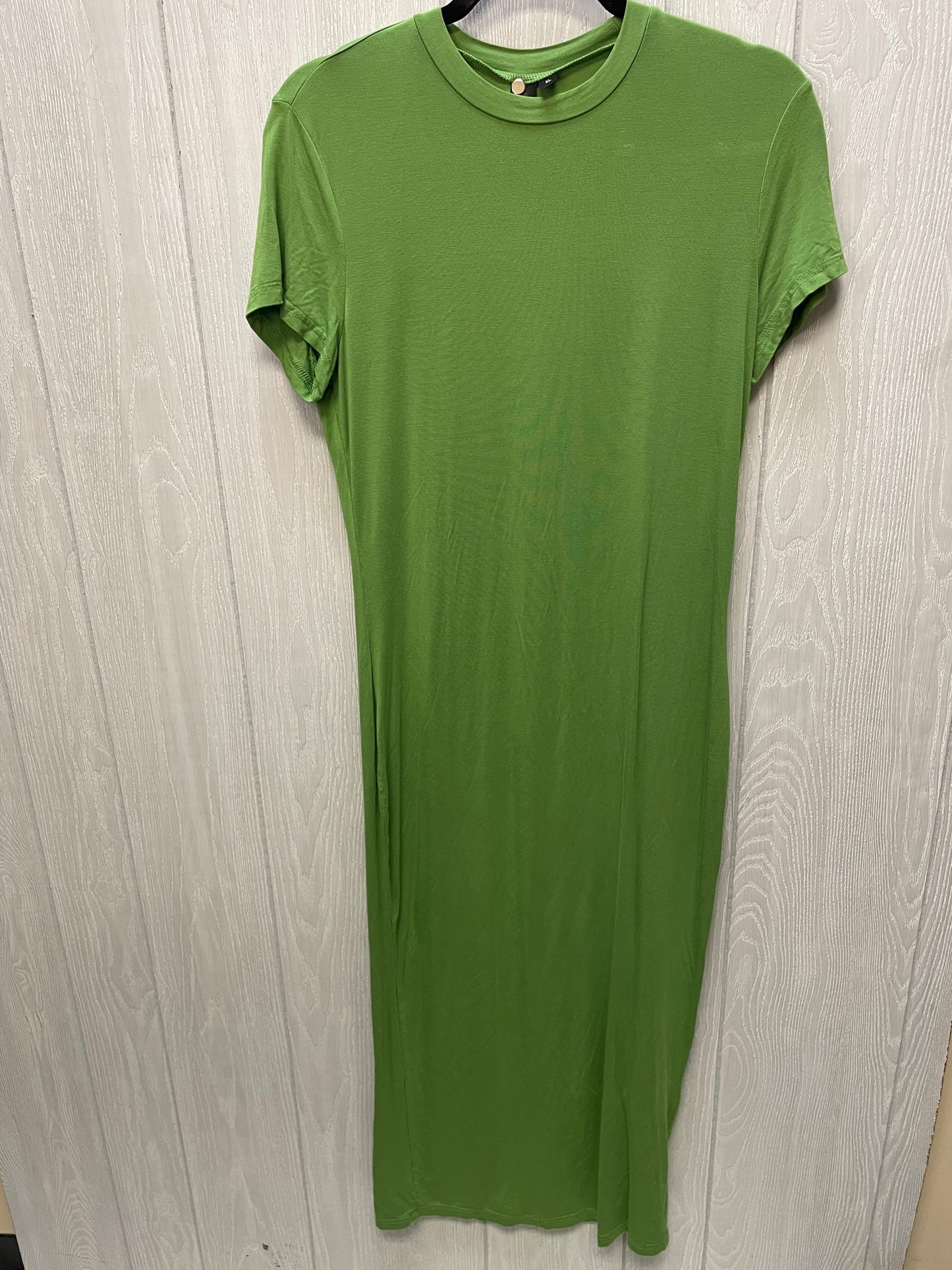 Dress Casual Midi By Shein In Green, Size: Xl