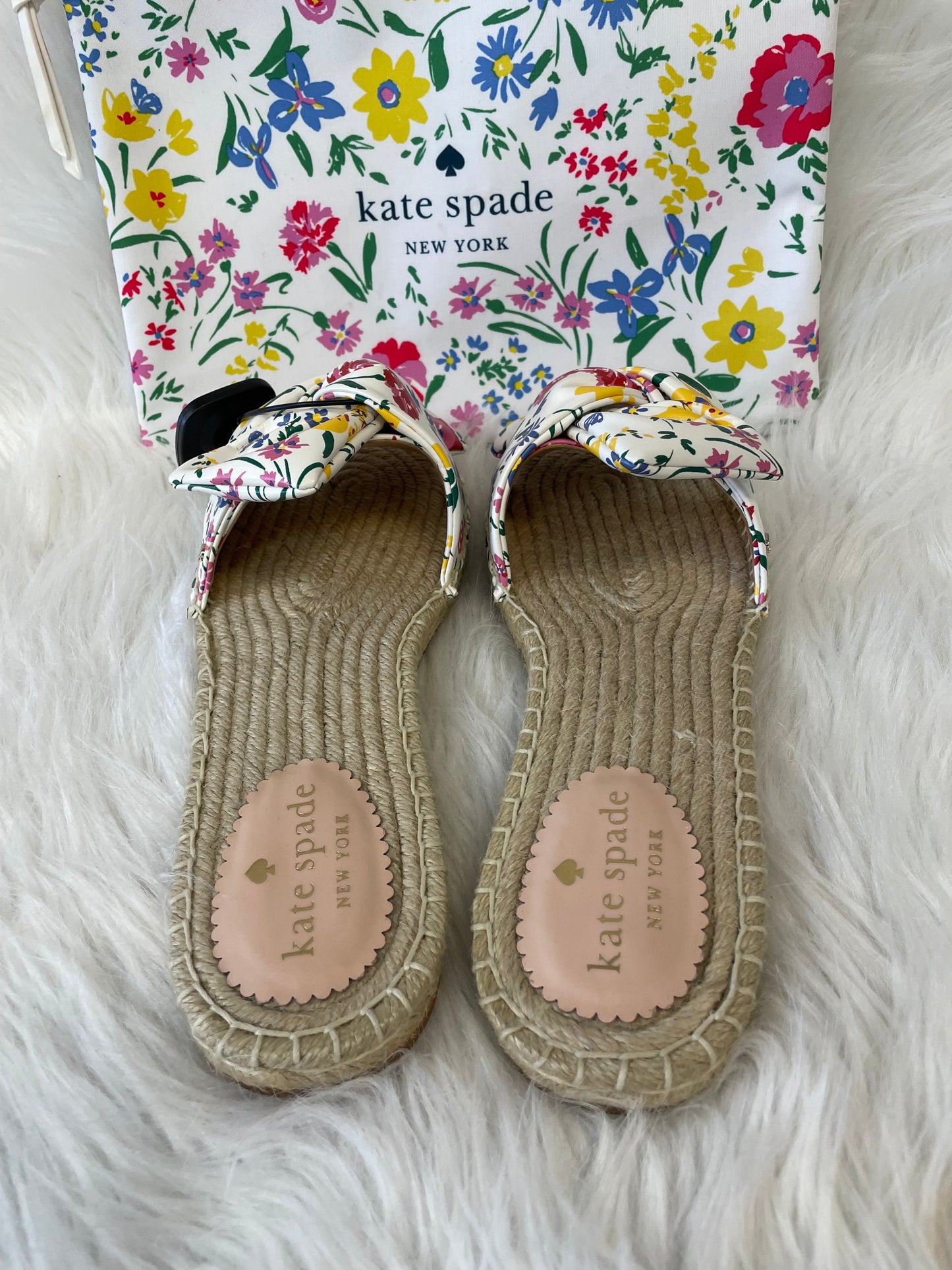 Sandals Designer By Kate Spade In Floral Print, Size: 8.5