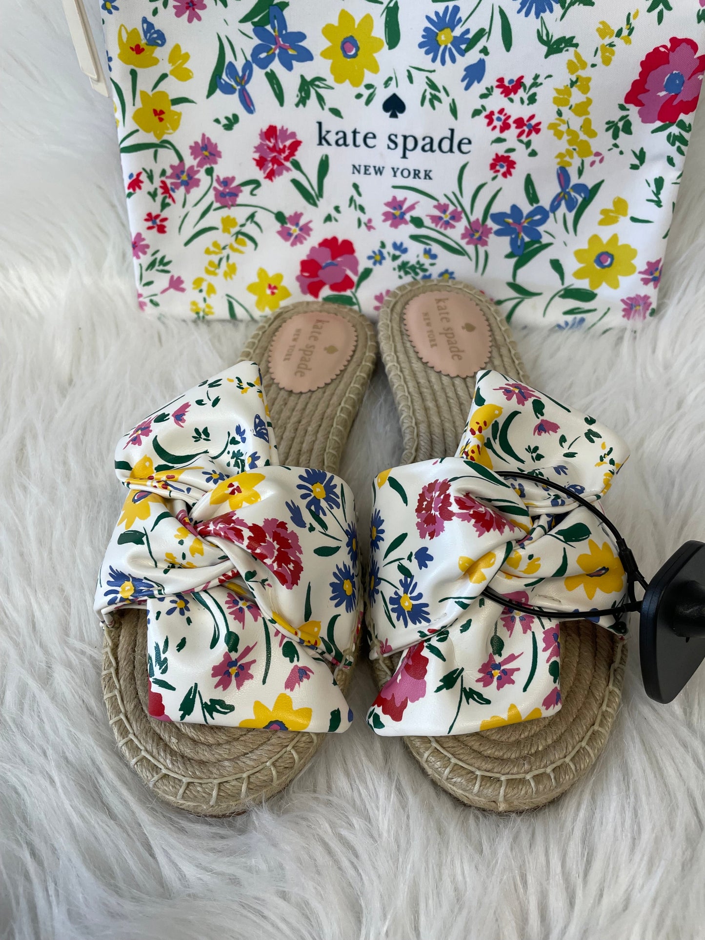 Sandals Designer By Kate Spade In Floral Print, Size: 8.5