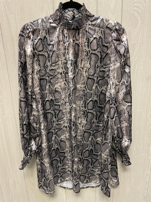 Dress Casual Short By Shein In Snakeskin Print, Size: S