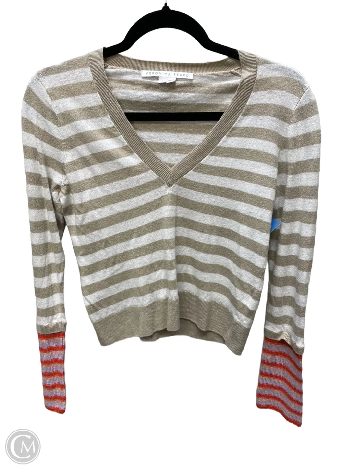 Sweater By Veronica Beard In Striped Pattern, Size: S