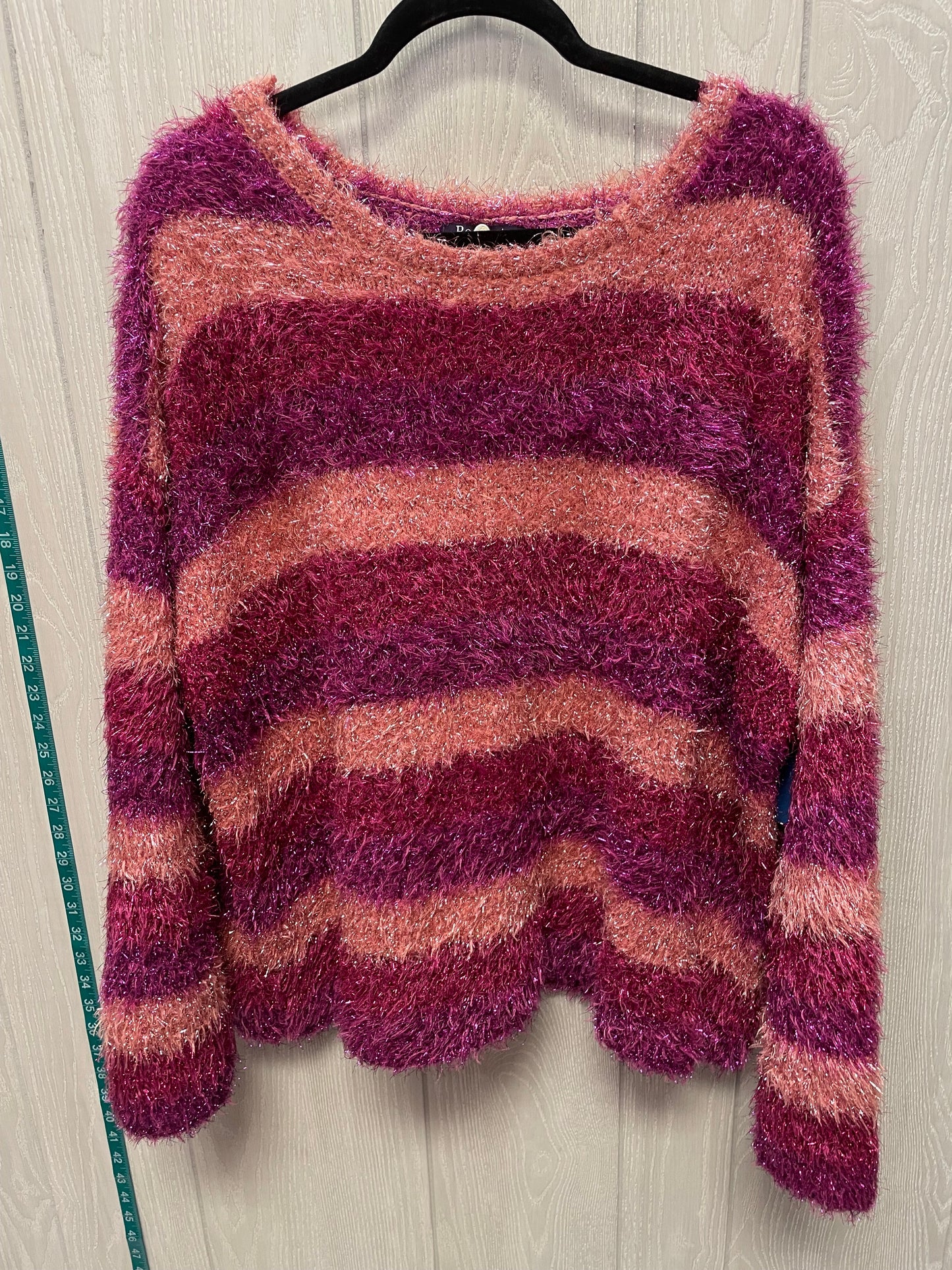 Sweater By Roamans In Striped Pattern, Size: 1x