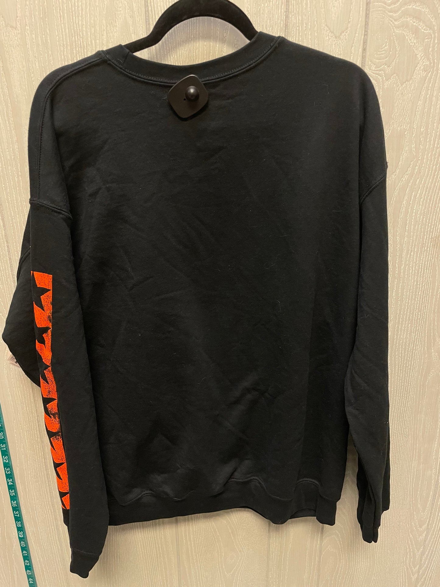 Sweatshirt Crewneck By Clothes Mentor In Black, Size: Xl