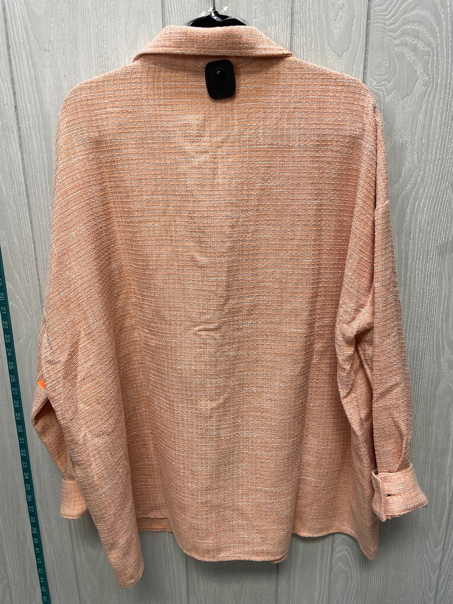 Blazer By Andree By Unit In Peach, Size: 2x