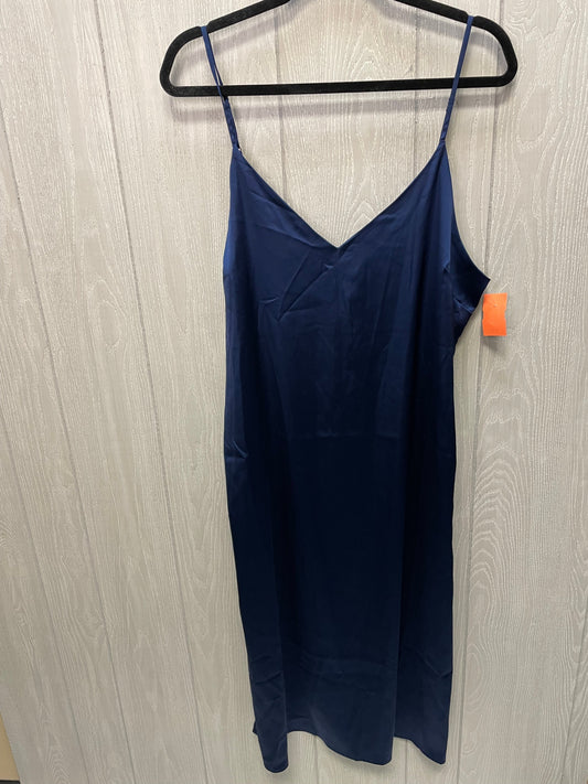 Dress Party Midi By THE DROP  In Navy, Size: Xl