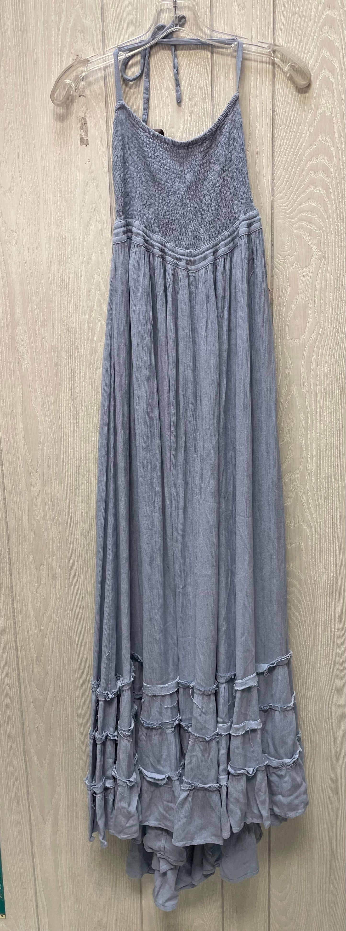 Dress Casual Maxi By Free People In Blue, Size: L