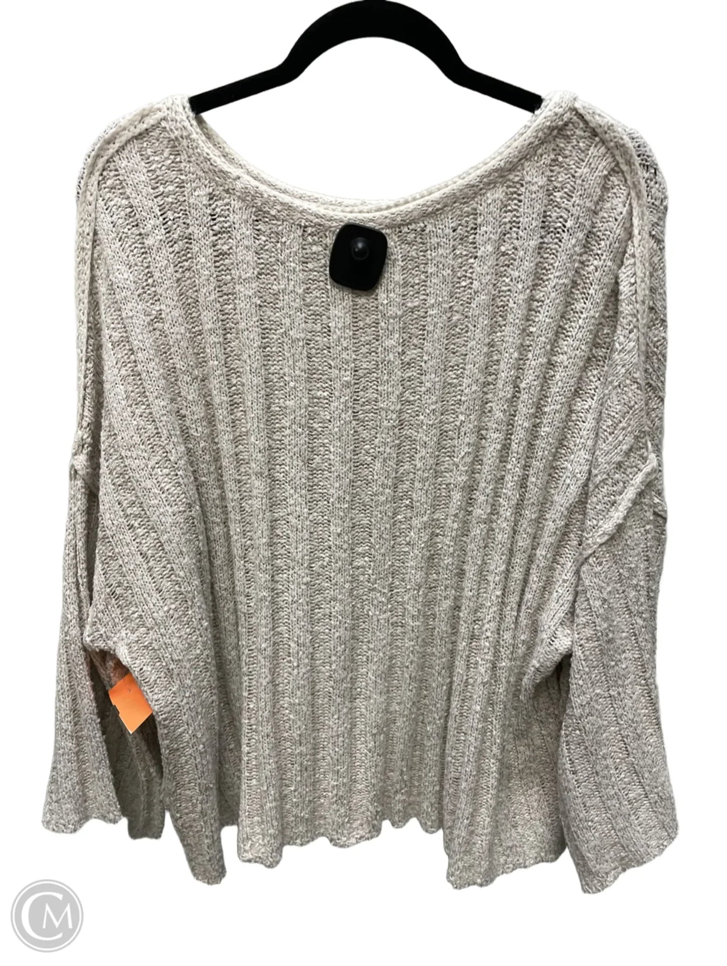 Sweater By Blu Pepper In Tan, Size: L