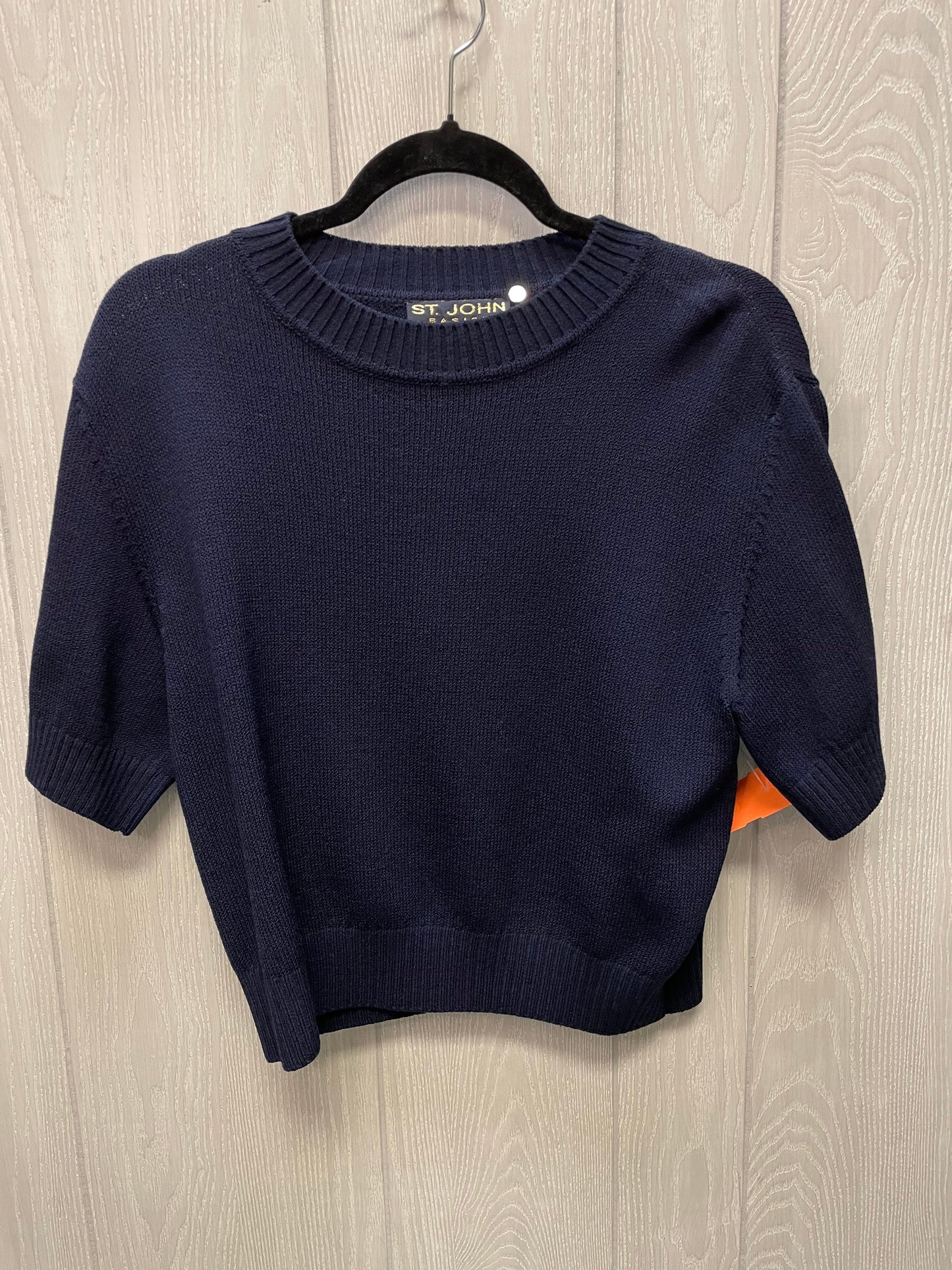 Sweater Luxury Designer By St. John In Navy, Size: M