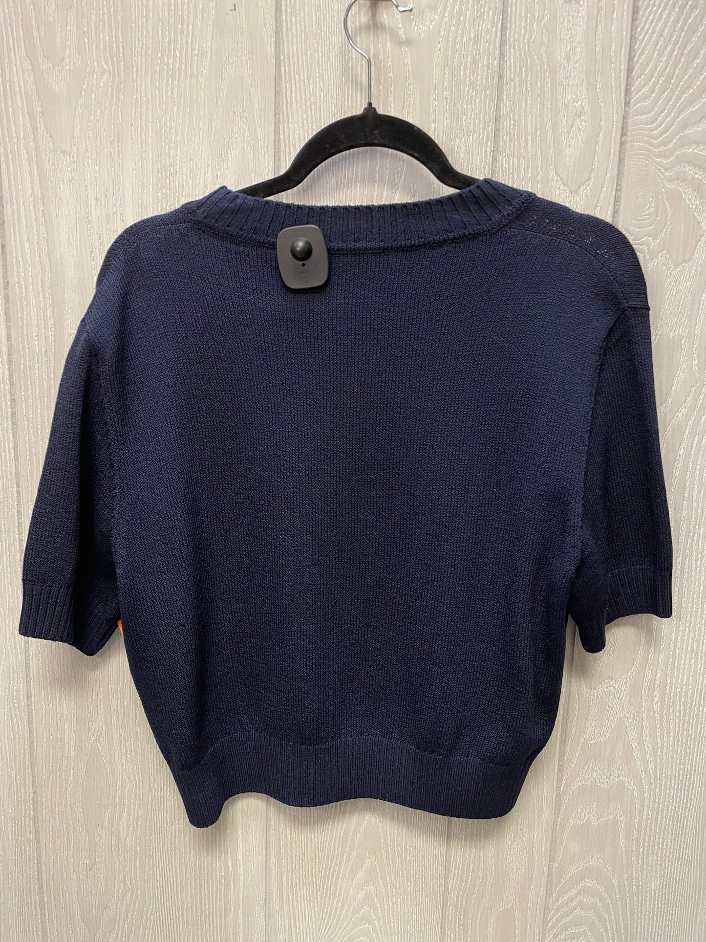 Sweater Luxury Designer By St. John In Navy, Size: M