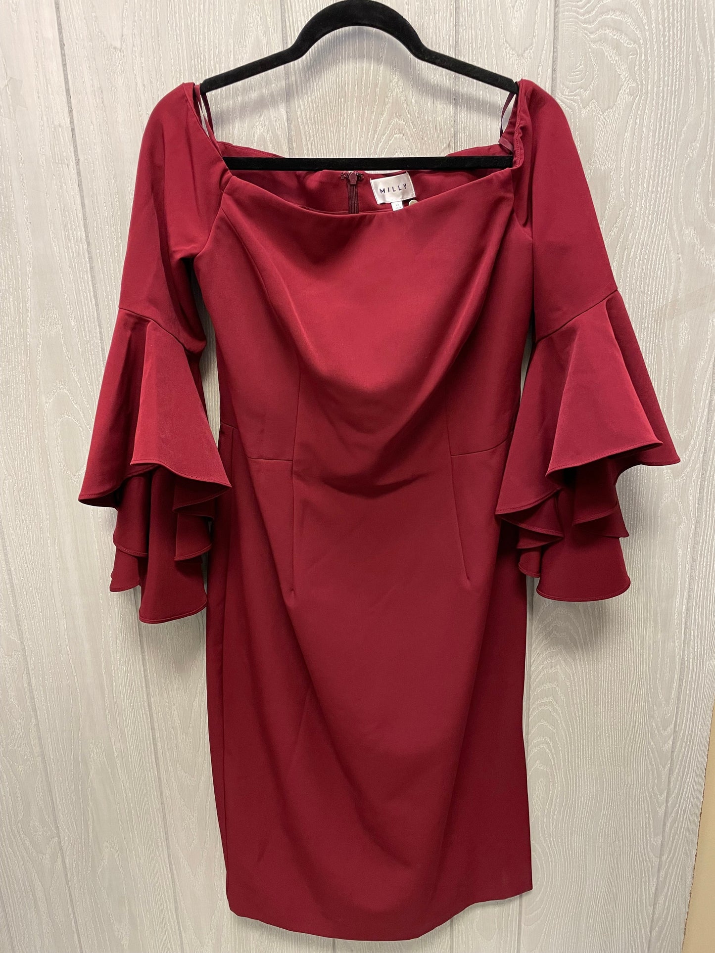 Dress Designer By Milly In Red, Size: L