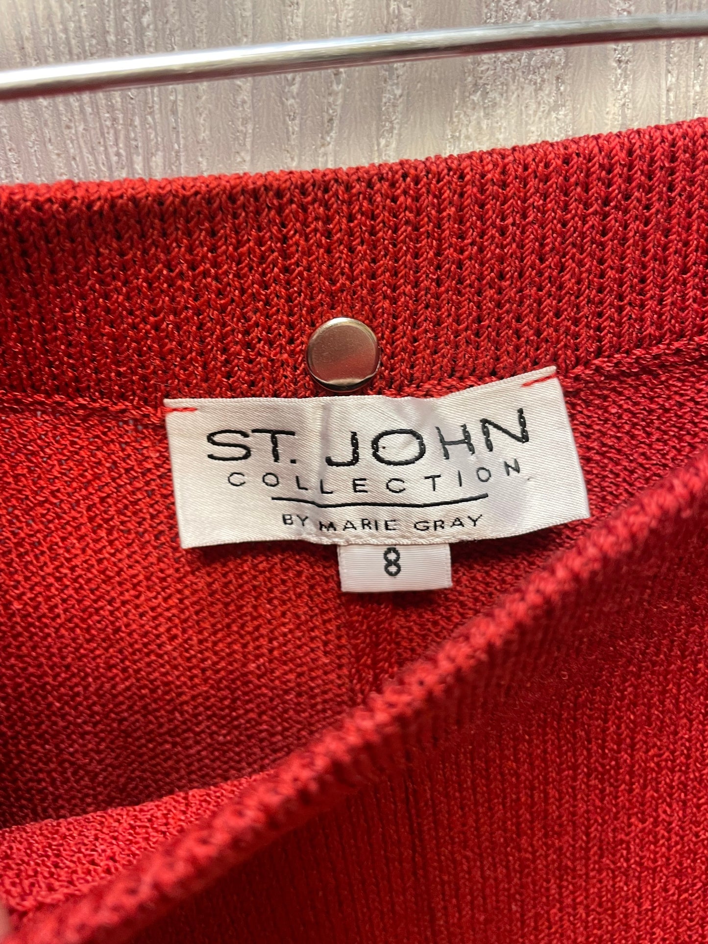 Pants Luxury Designer By St John Collection In Red, Size: 8