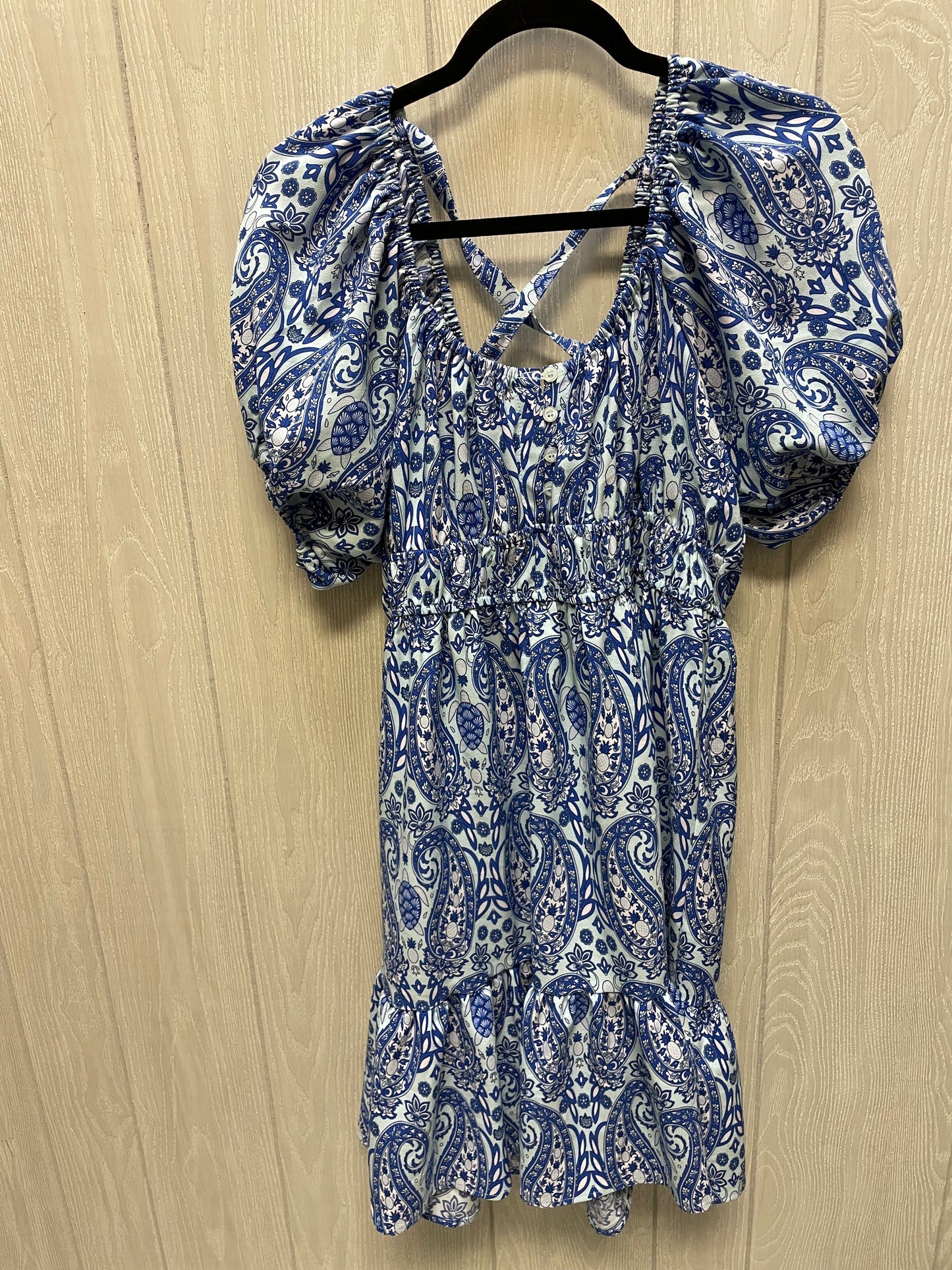 Dress Casual Short By Simply Southern In Paisley Print, Size: Xl