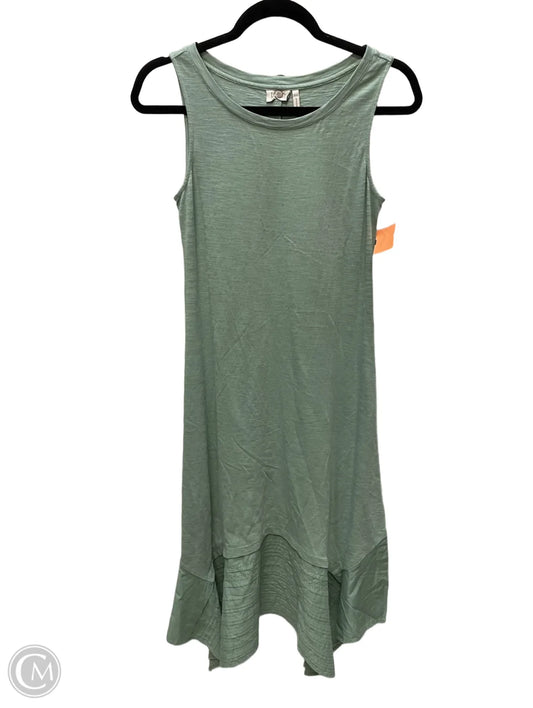 Dress Casual Midi By Logo In Green, Size: Xs