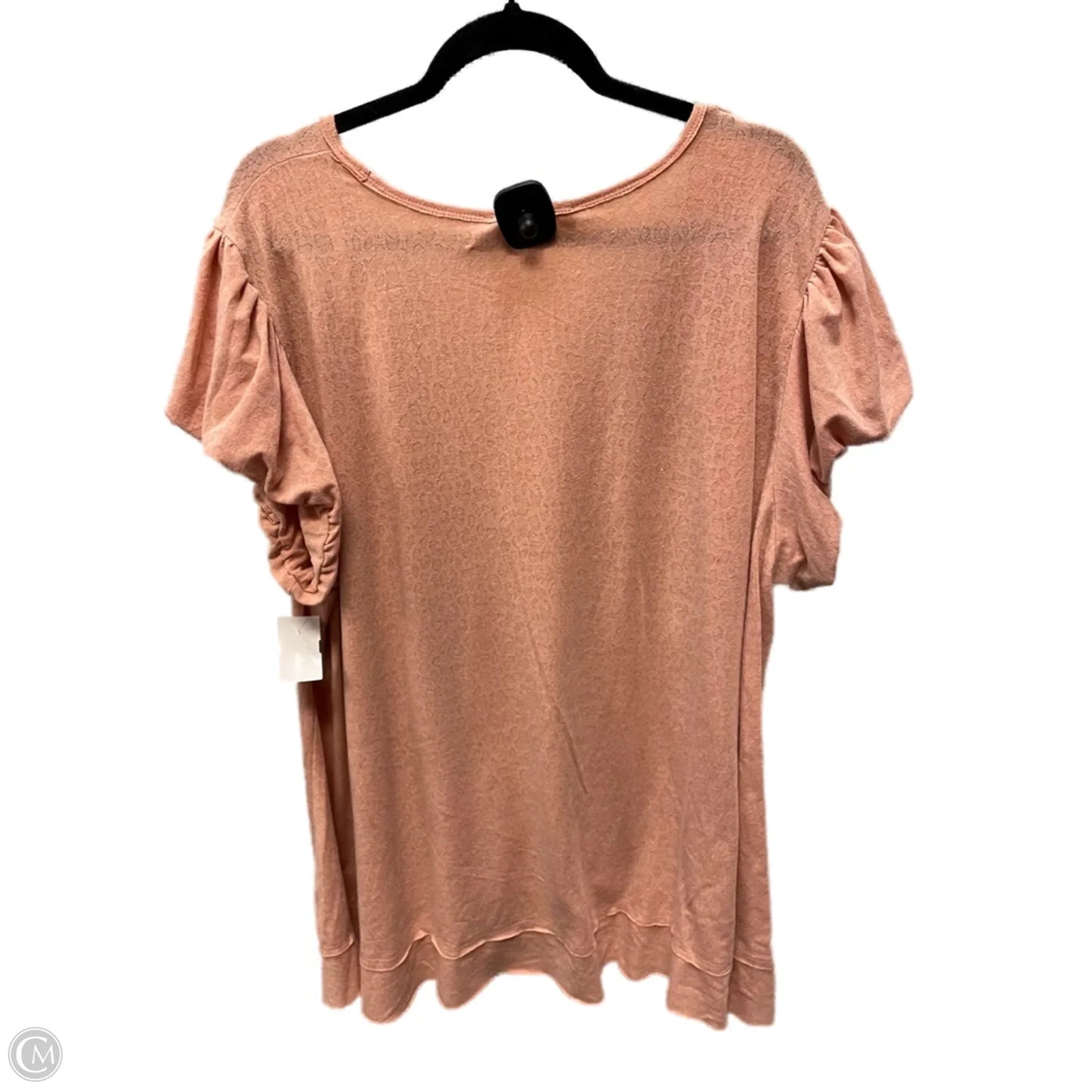 Tunic Short Sleeve By A BEAUTIFUL SOUL In Tan, Size: Xl