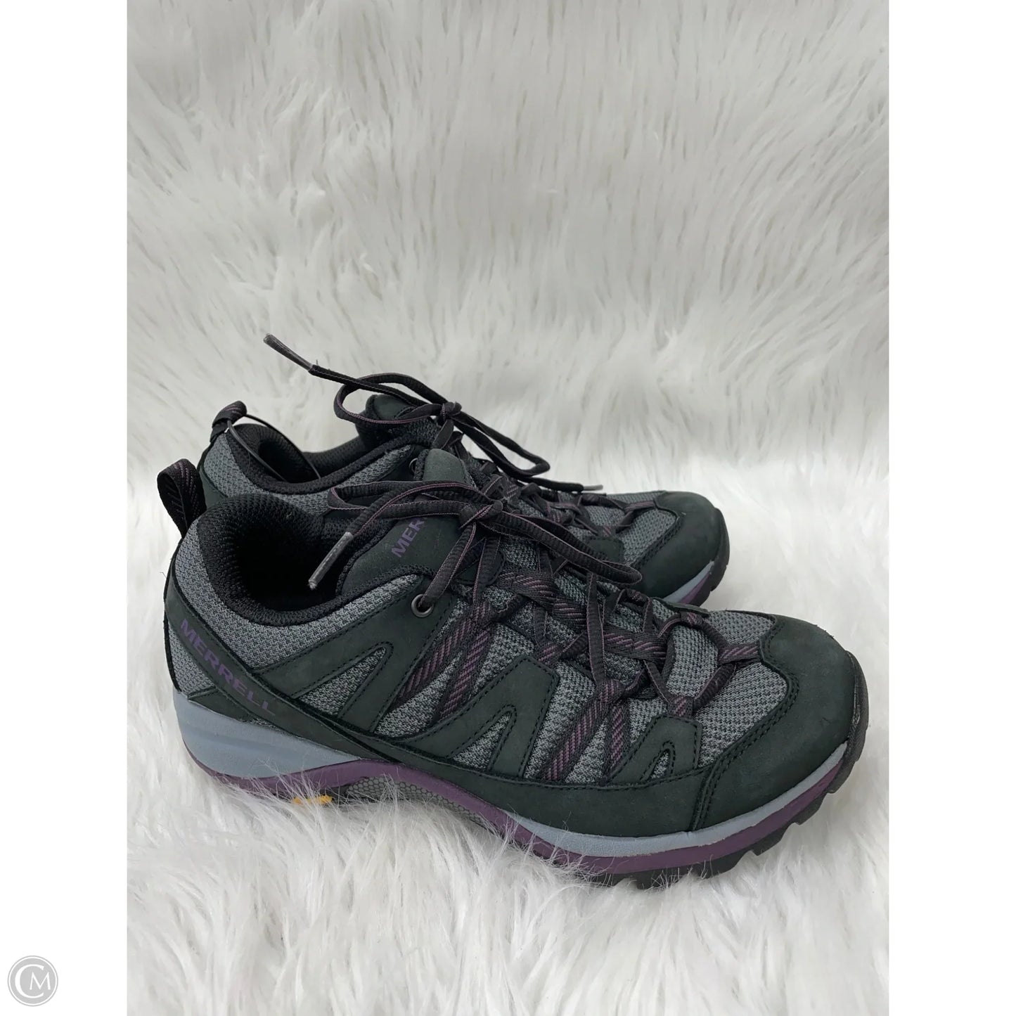 Shoes Sneakers By Merrell In Black & Grey, Size: 7.5