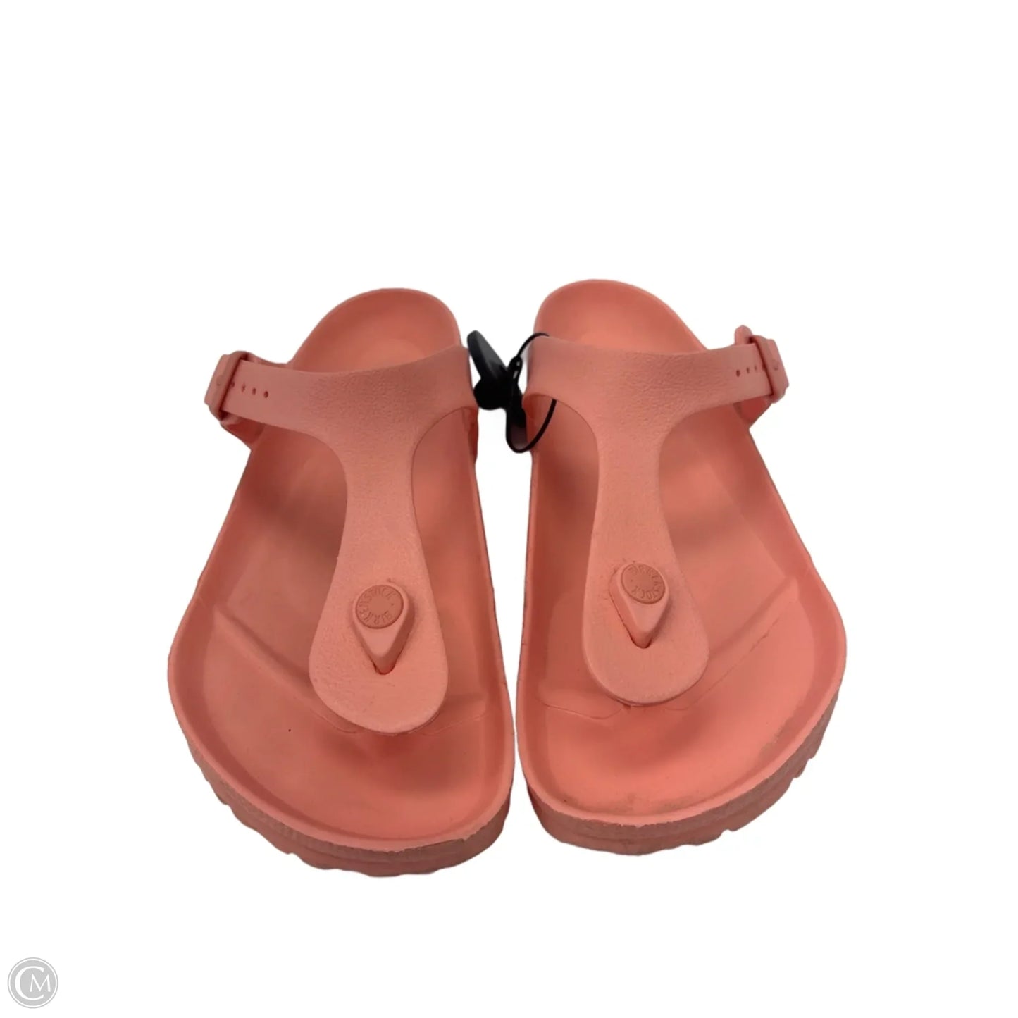 Sandals Flats By Birkenstock In Coral, Size: 10
