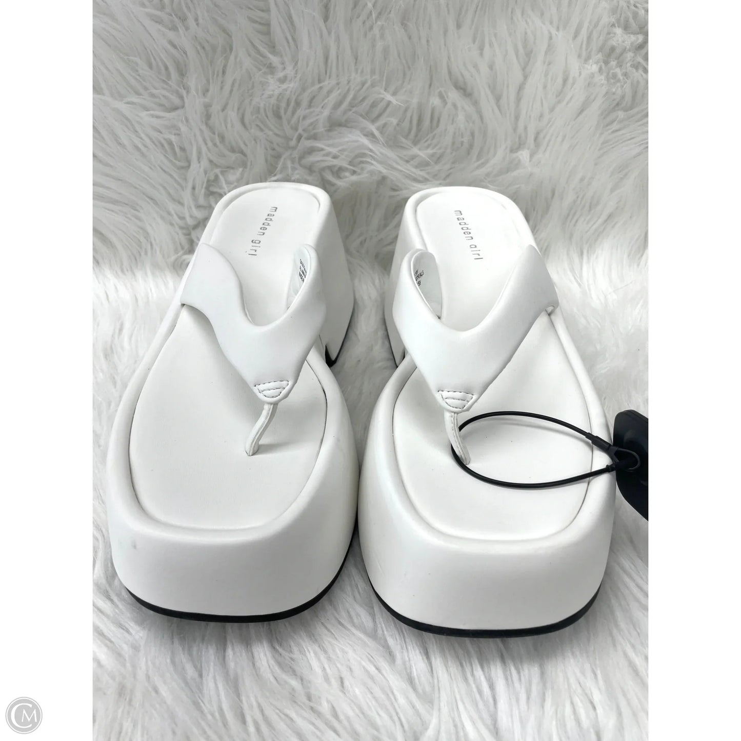 Sandals Heels Platform By Madden Girl In White, Size: 10